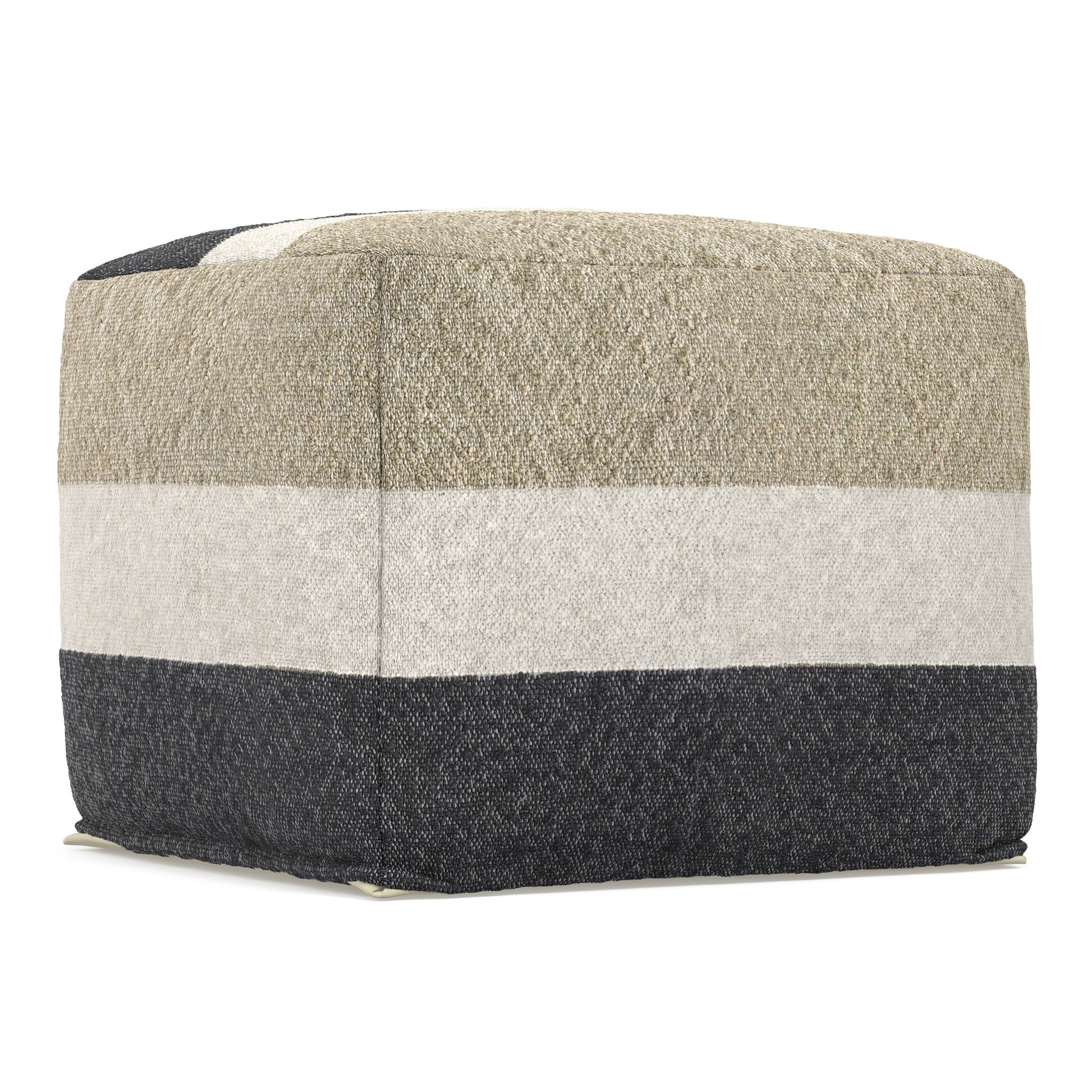 Clay - Square Pouf, Upholstered