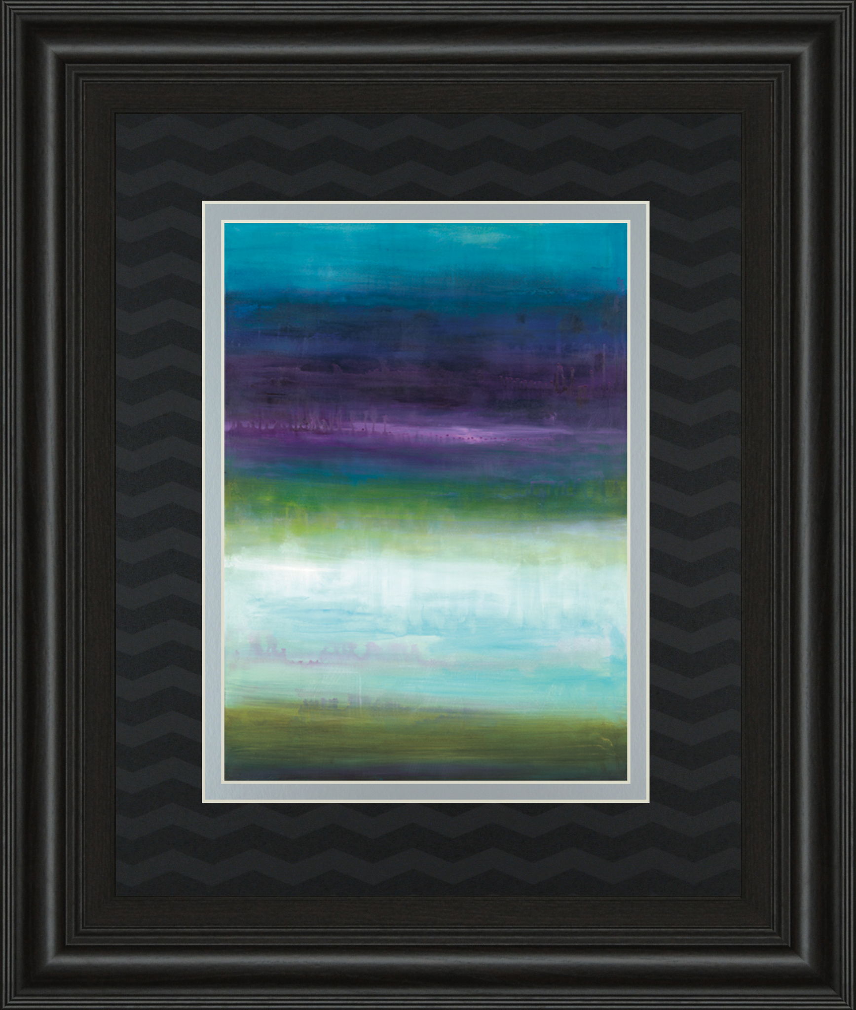 Midnight Mulberry By Wani Pasion - Framed Print Wall Art - Blue