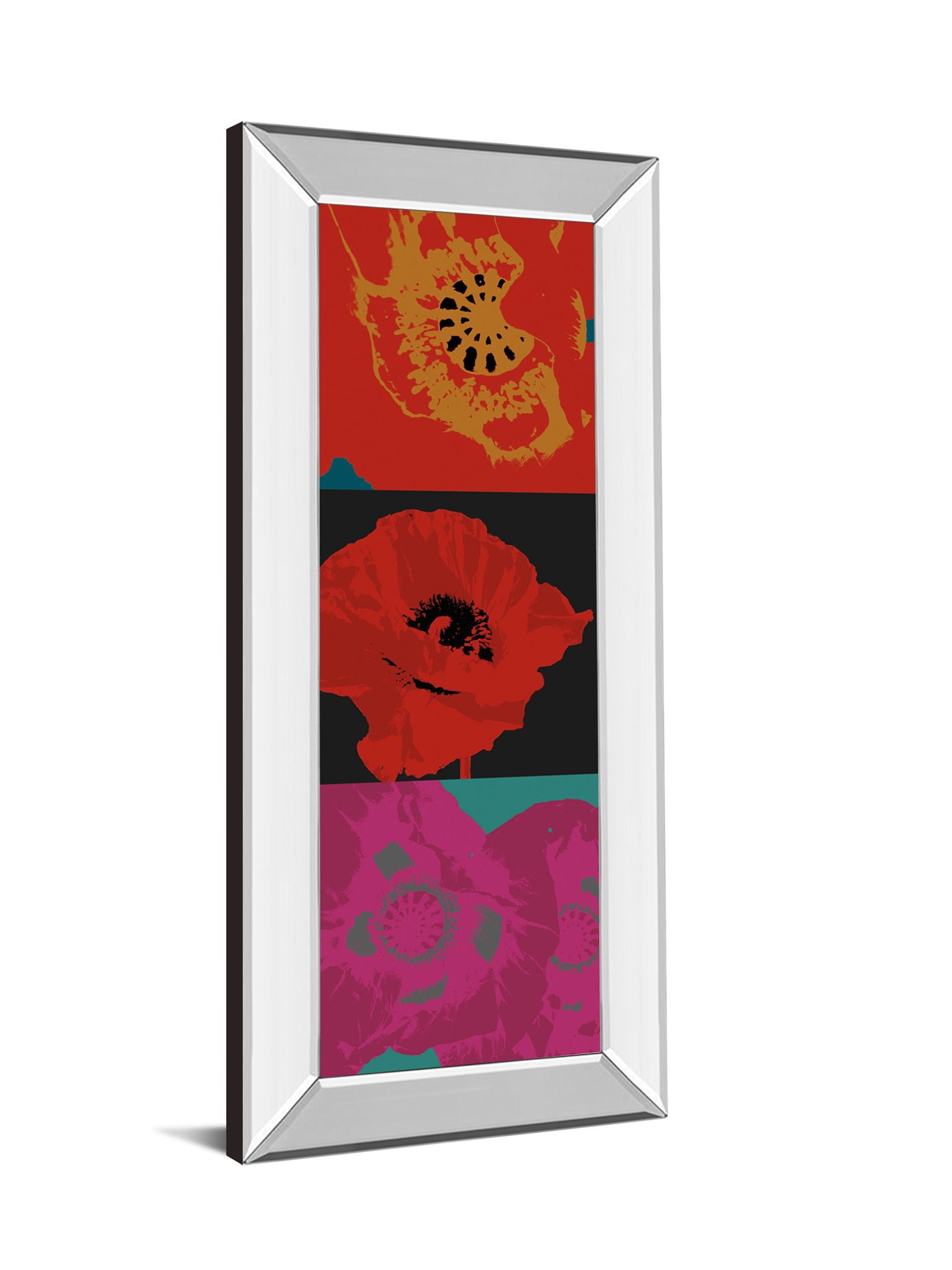 Pop Poppies By Li-legger - Mirrored Frame - Red