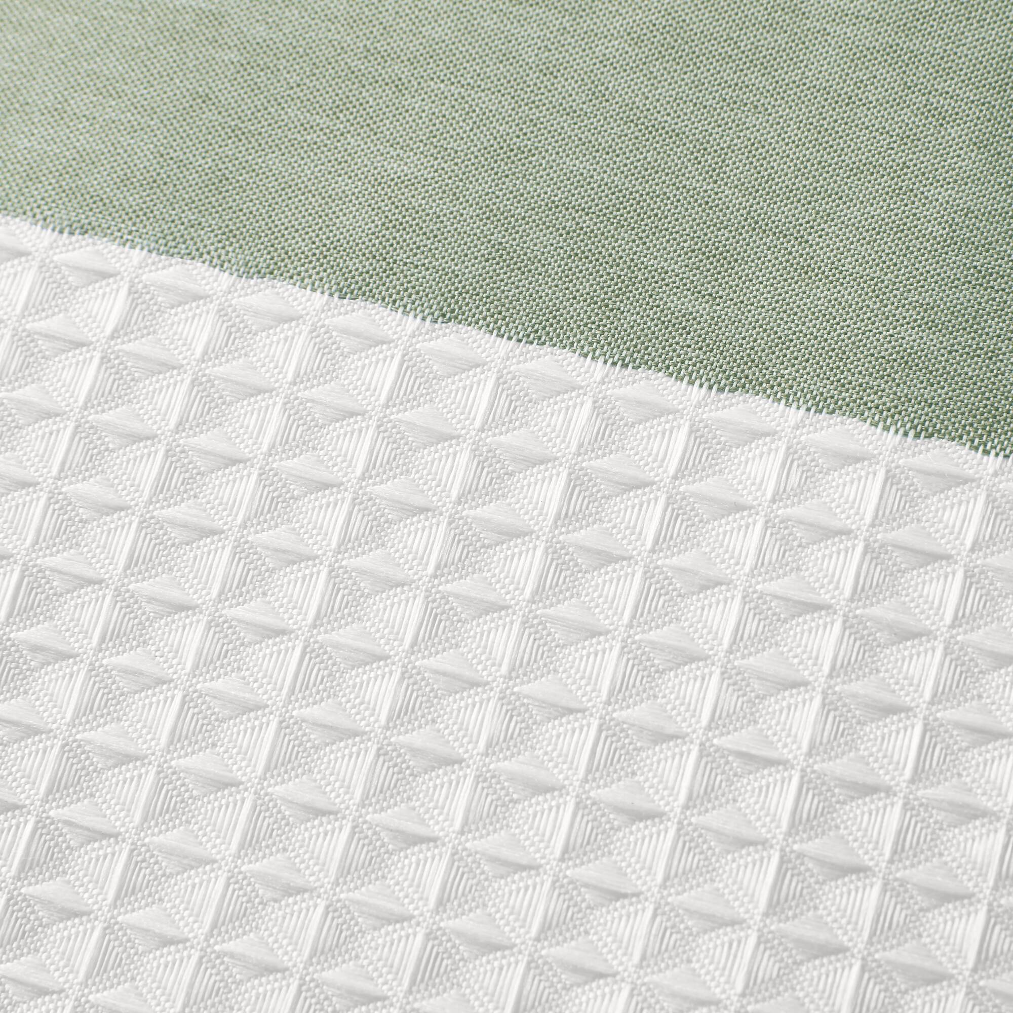 Spa Waffle - 72" x 78" Shower Curtain With 3M Treatment - Sage Green