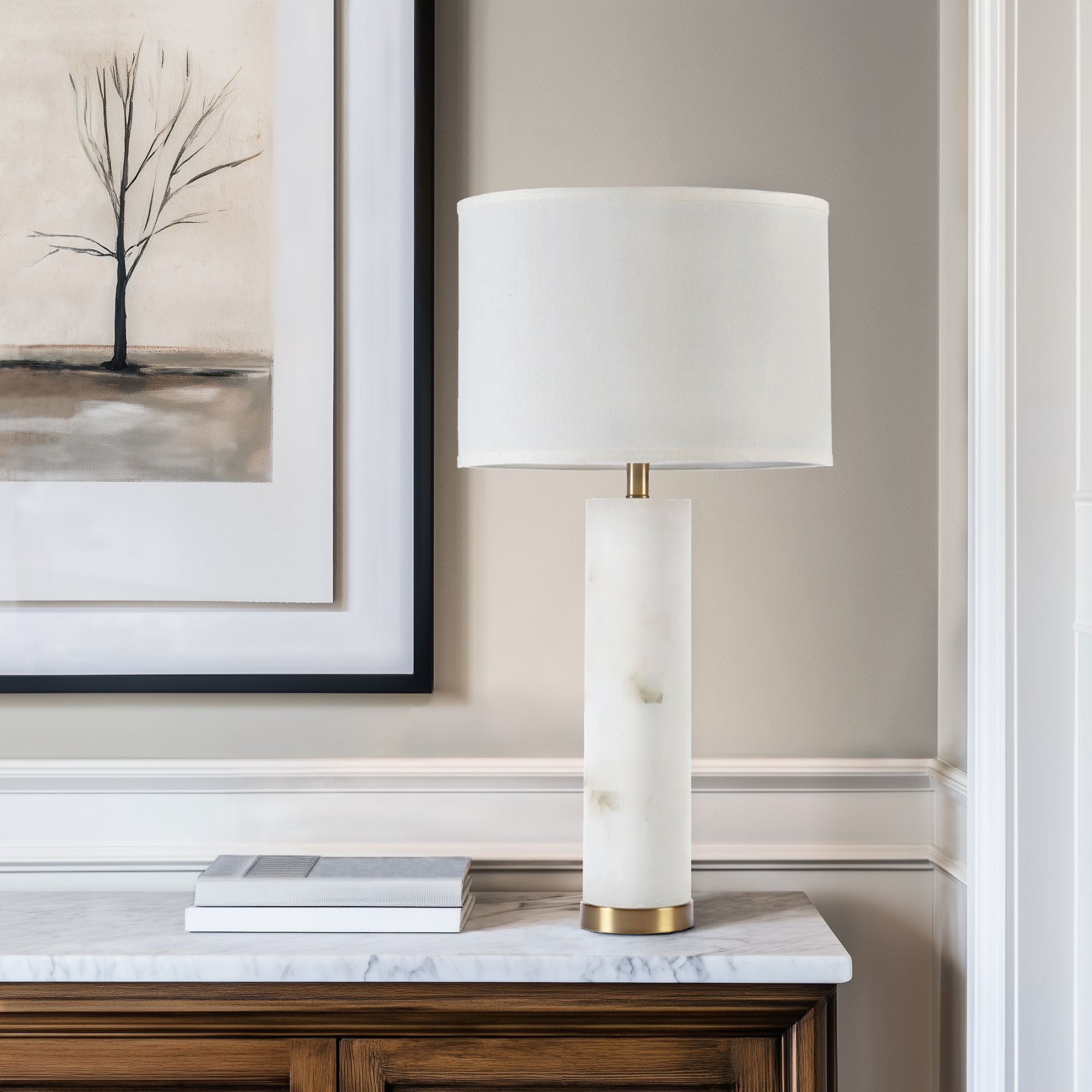 Prague - Prague Table Lamp - White