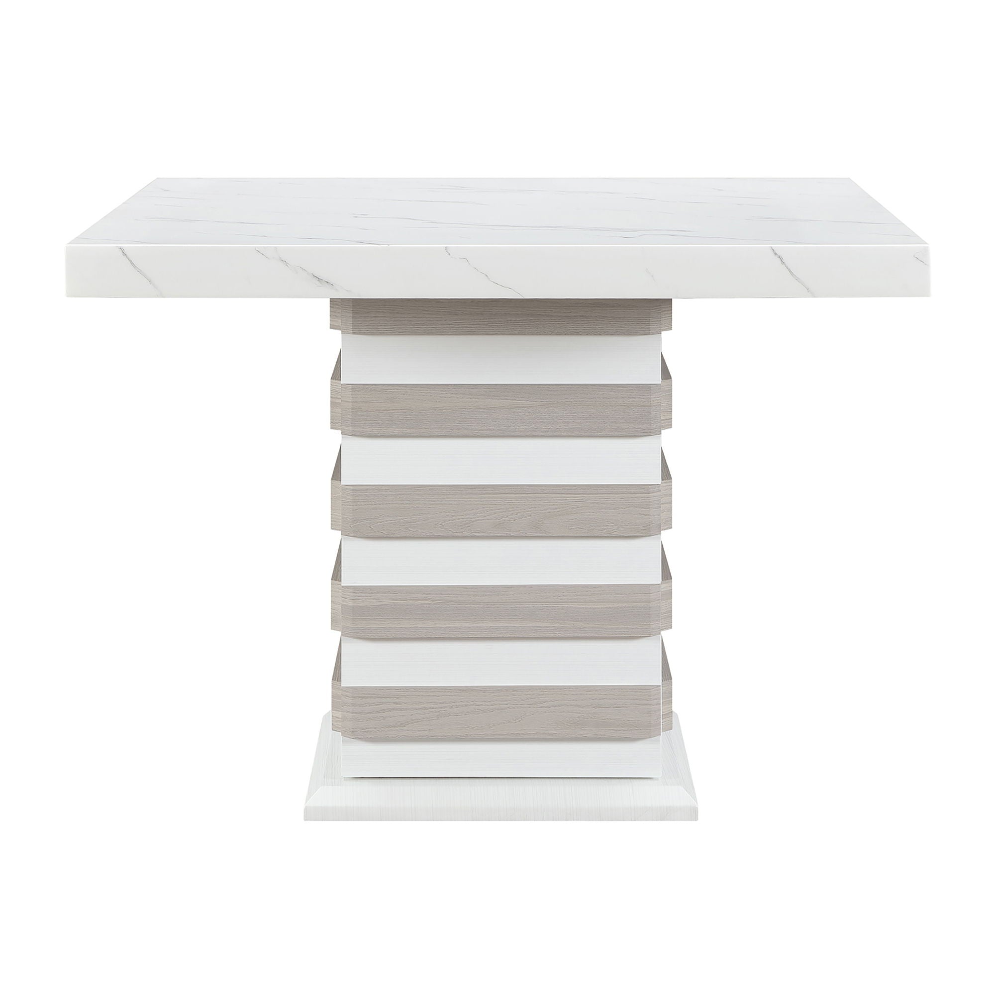 D2507BT - Bar Table Base With Storage - White