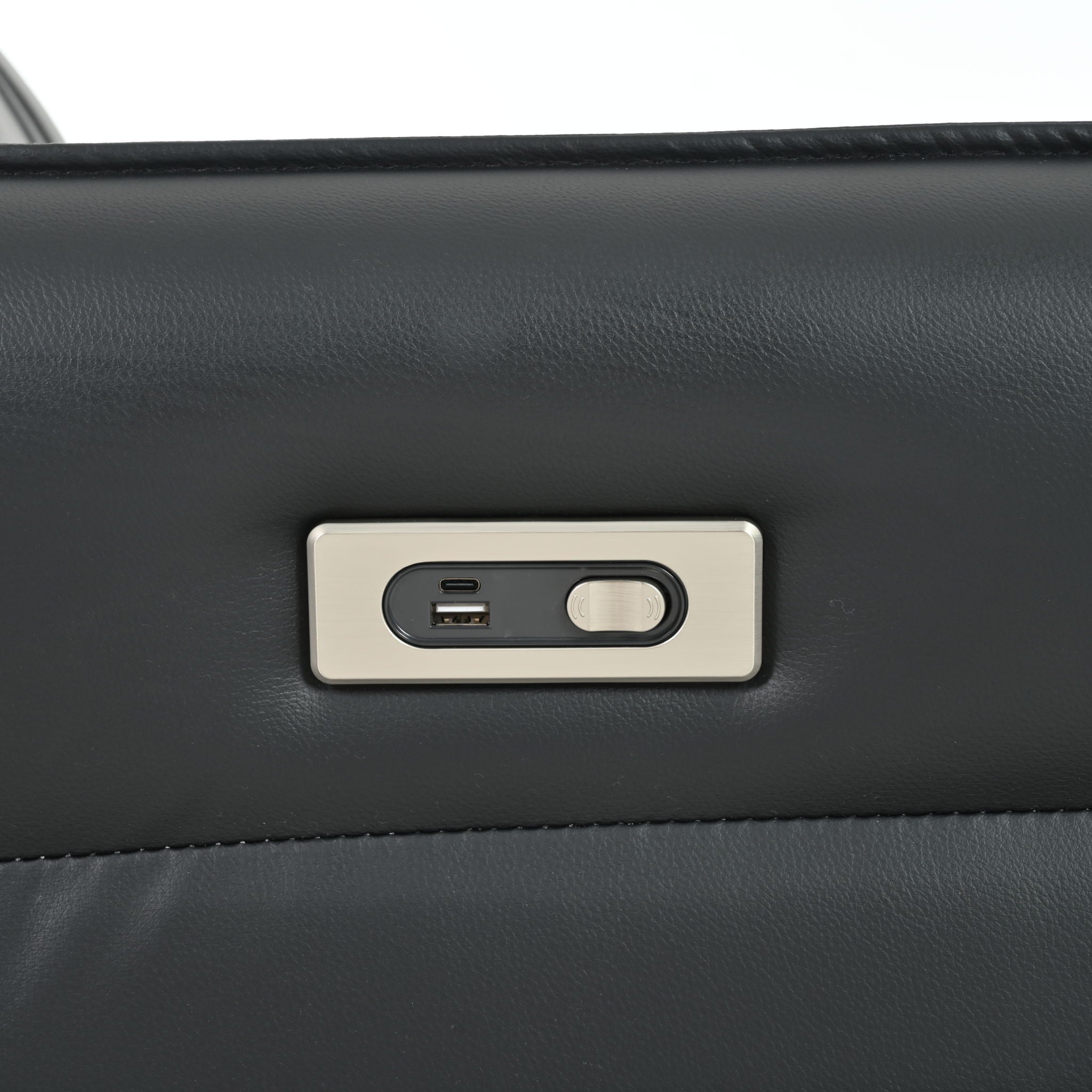 270° Power Swivel Rocker Glider Recliner Chair With USB Ports