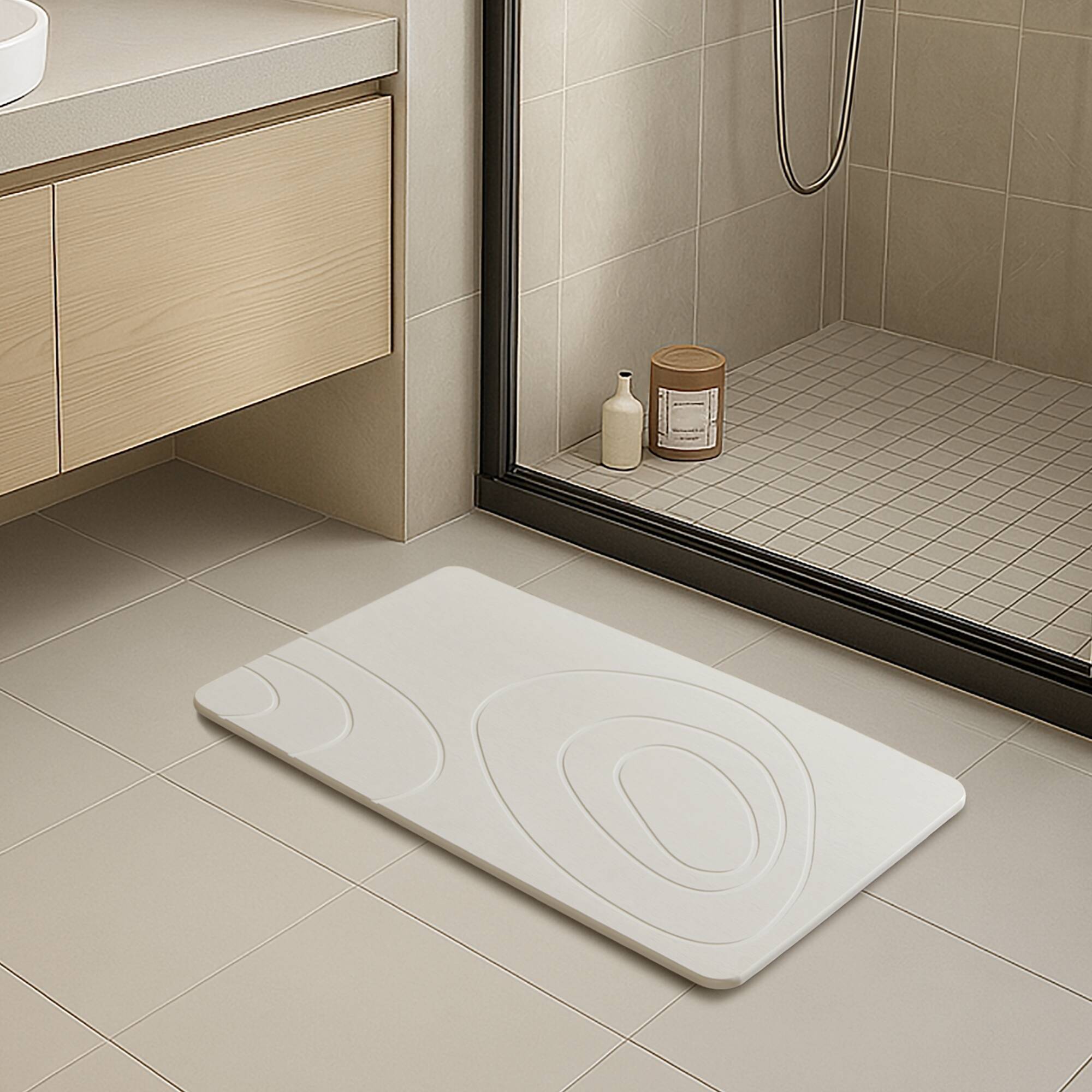 Diatom - Bath Mat - Soft Snow