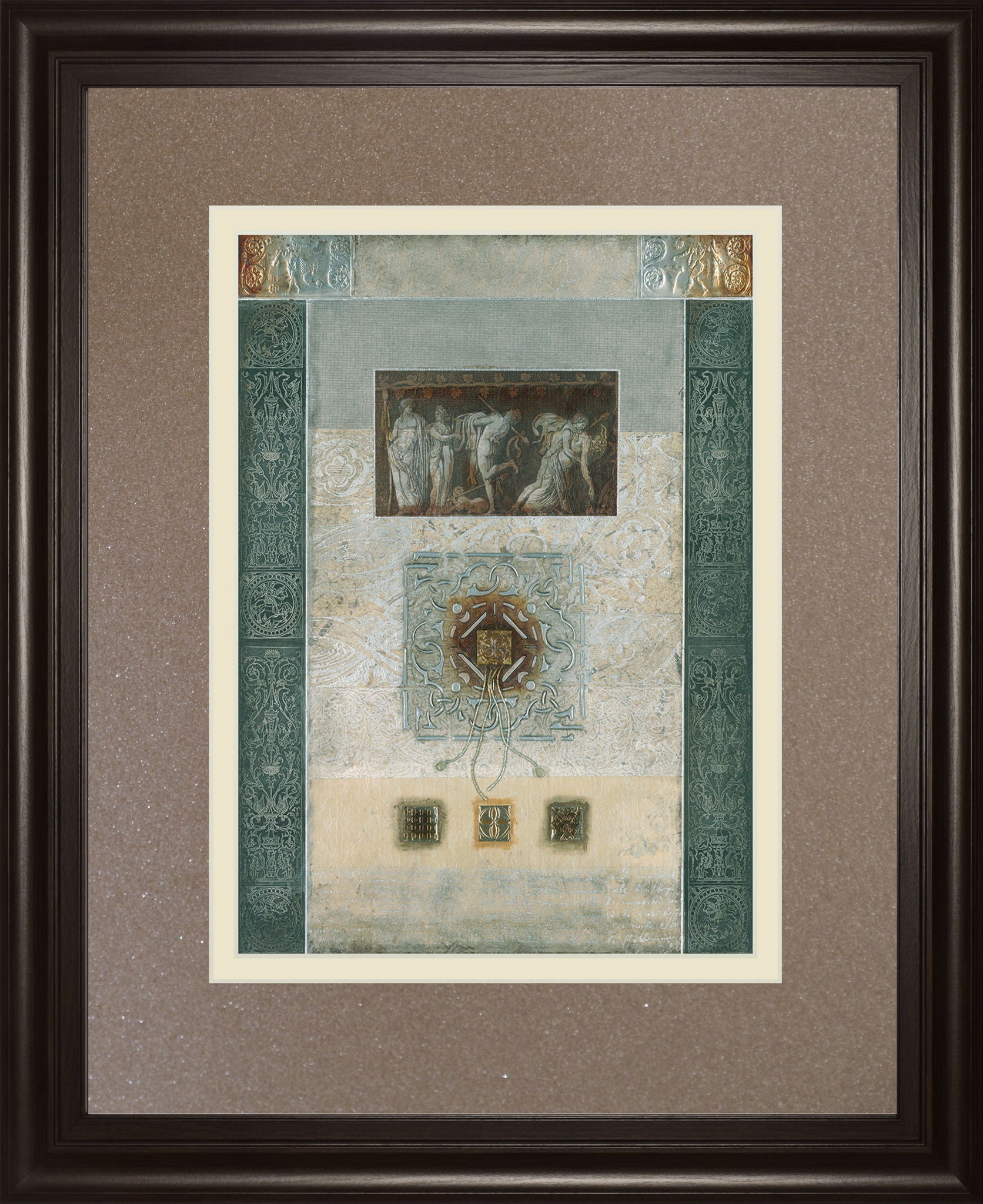 Romanesque I By Douglas - Framed Print Wall Art - Light Brown