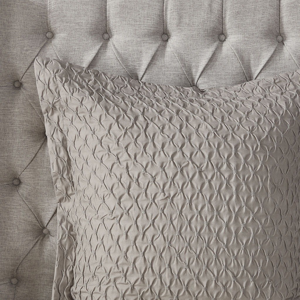 Sanctuary - King Comforter King 9 Piece Set - Taupe / Gold