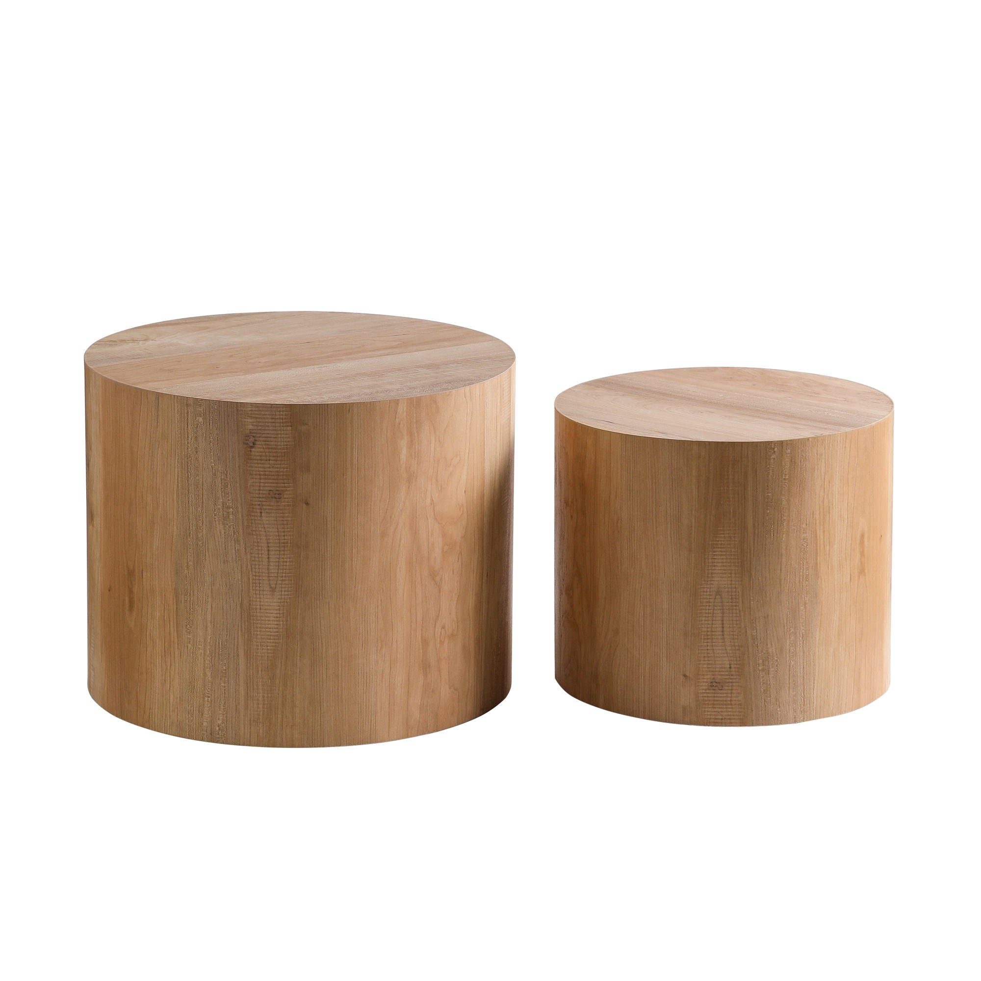 Modern Round Nesting Coffee Table (Set of 2)