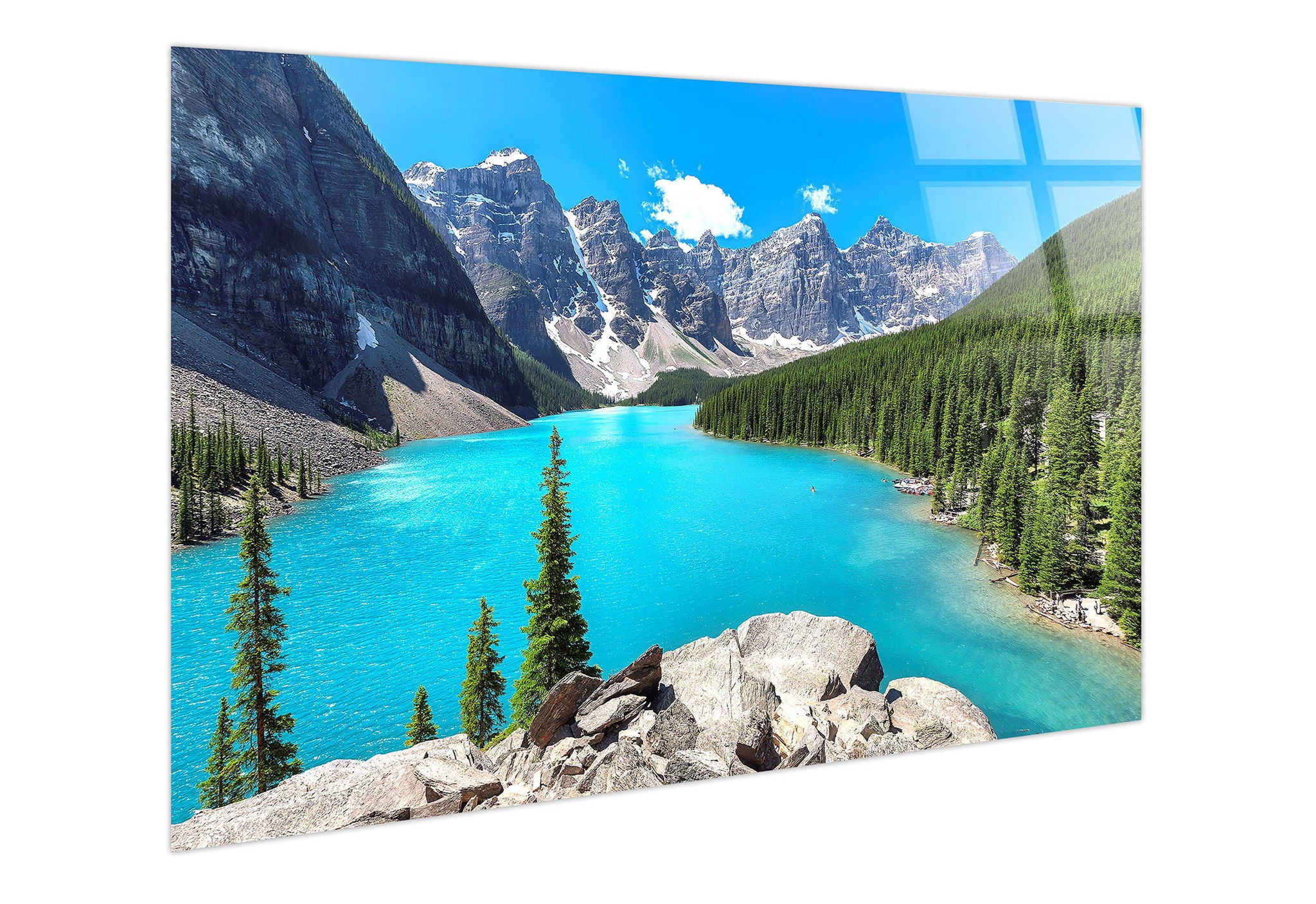 Moraine Vista Tempered Glass - Blue / Green