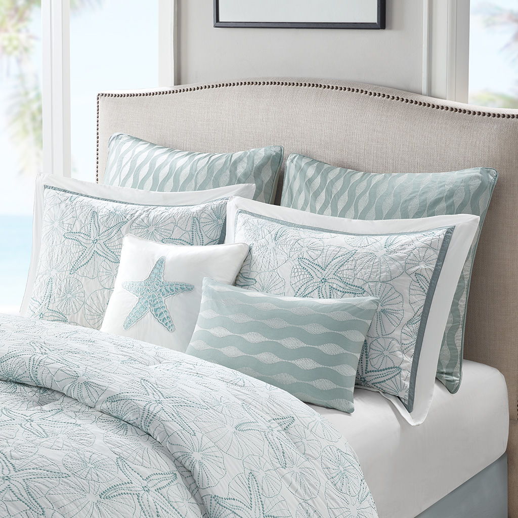 Maya Bay - King Comforter Set - White