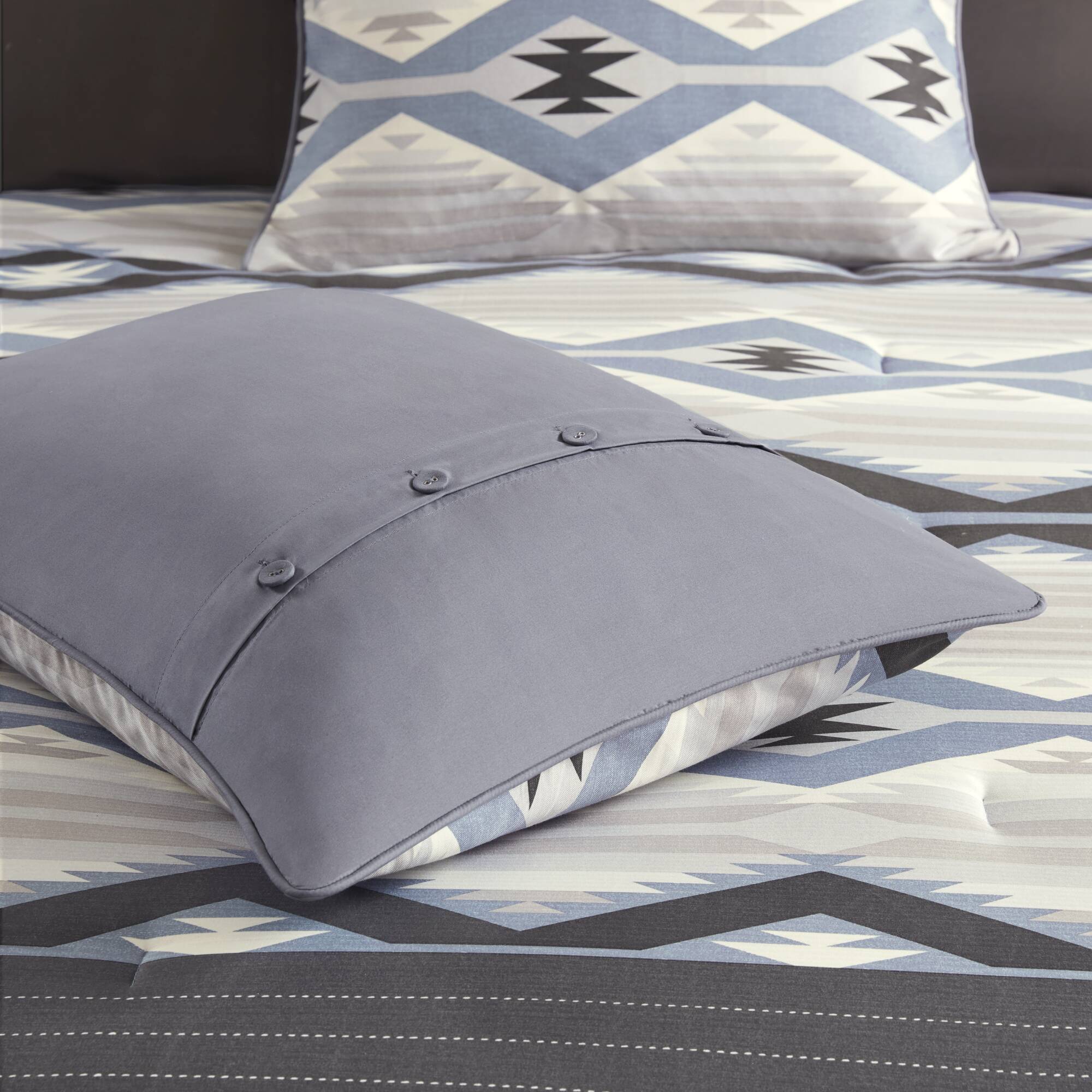 Bitter Creek - Oversized Comforter Set - Blue