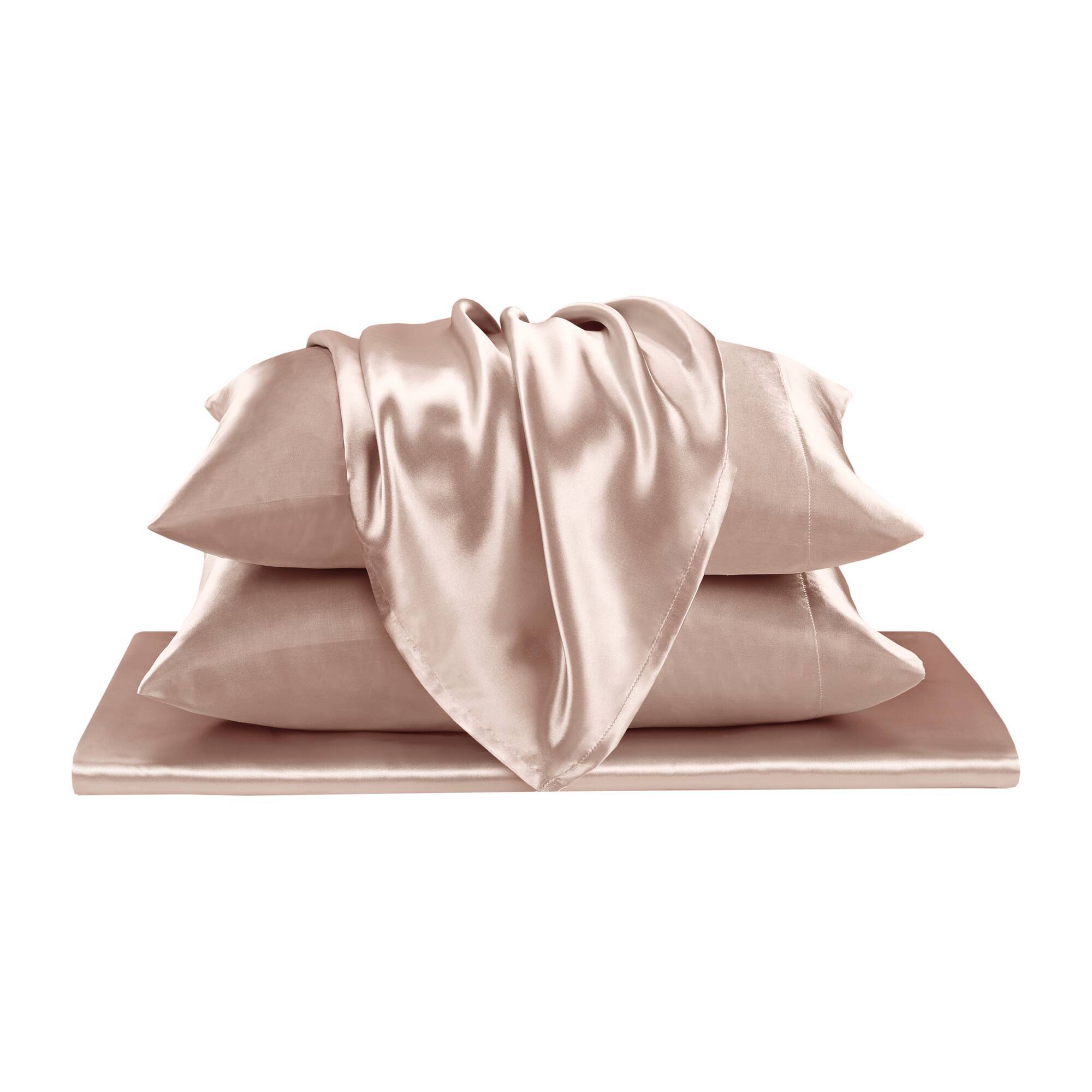 Satin - Wrinkle-Free Luxurious 6-Piece Sheet Set - Blush