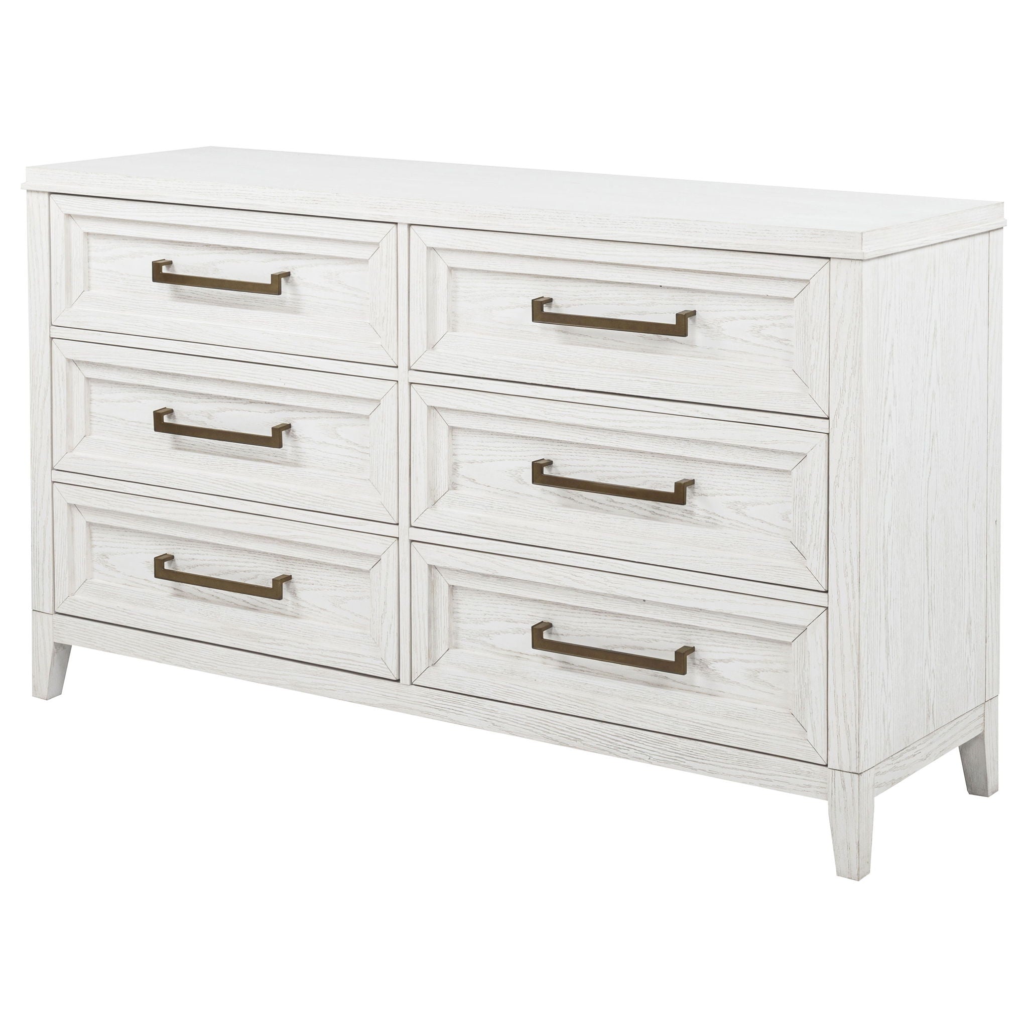 Inverness - 6 Drawer Bedroom Dresser - White