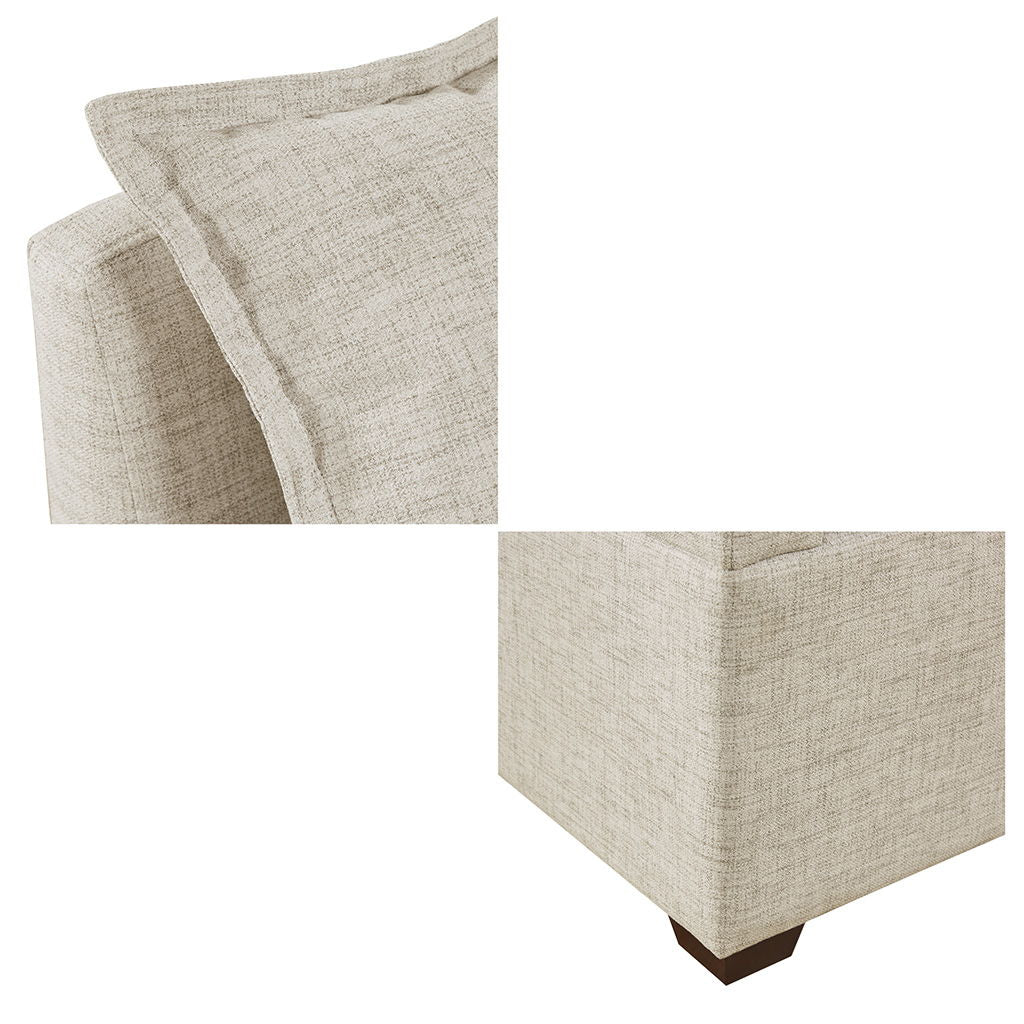 Molly - Modular Armless Chair - Linen