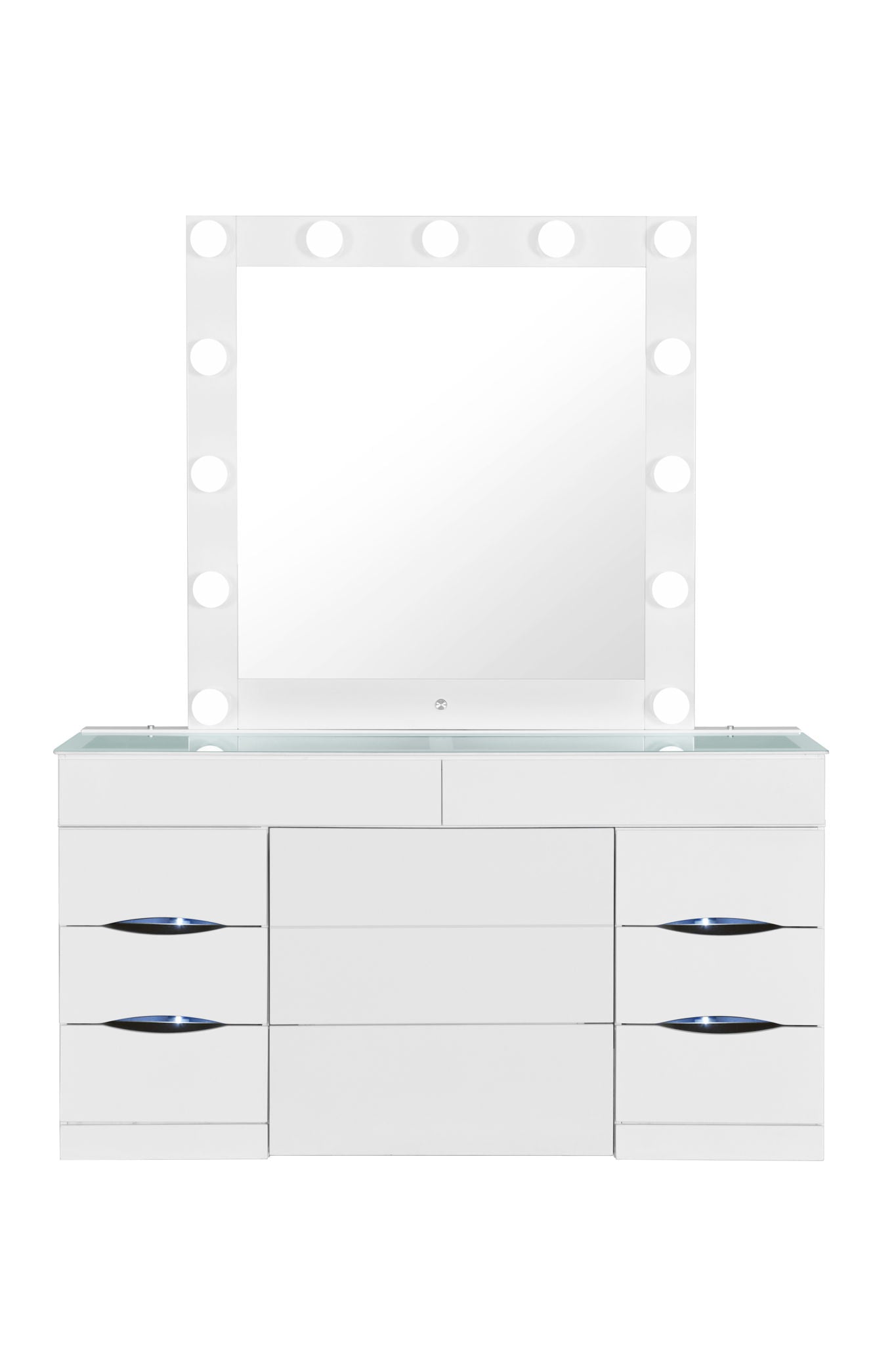 Ella - Mirror With LED - White