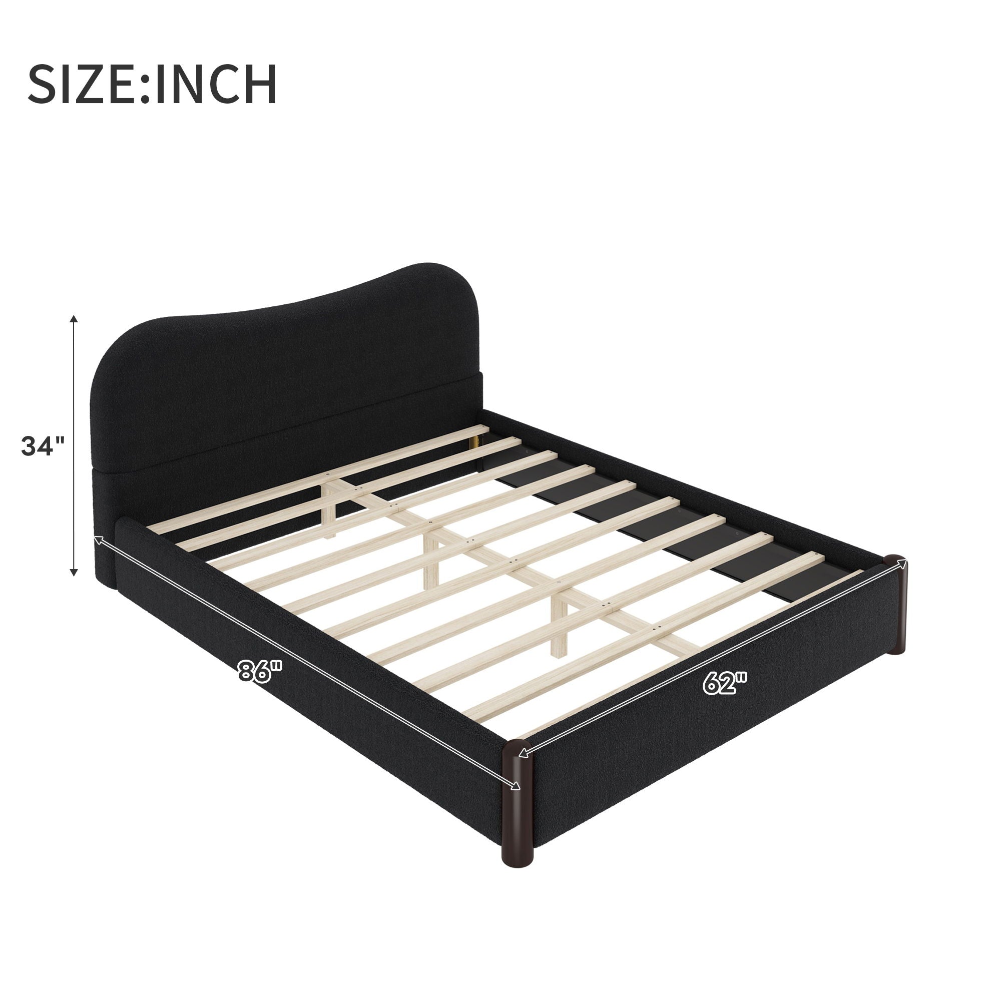 Comfort Upholstered Platform Bed