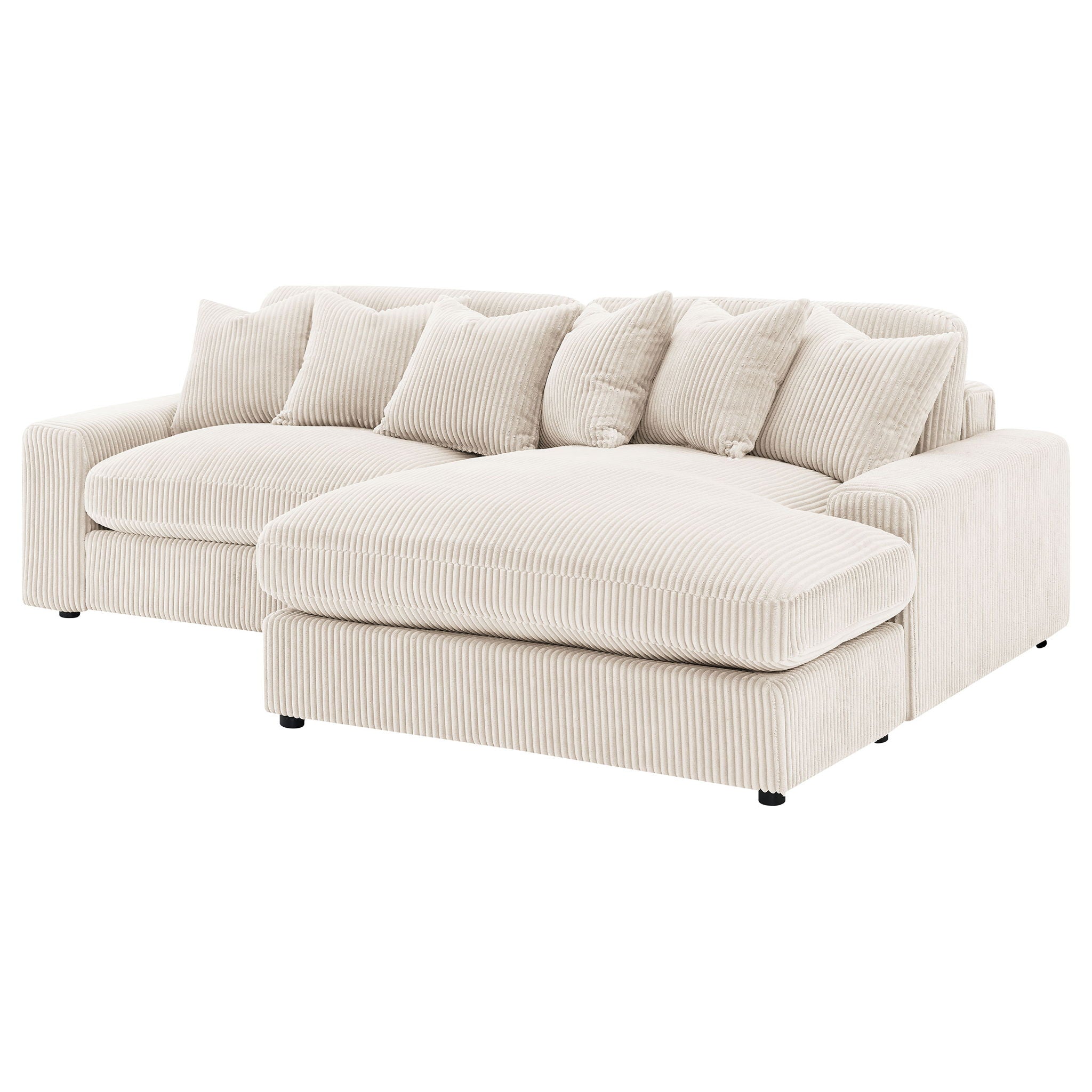Upton - Reversible Sectional Sofa With Oversized Chaise - Sand