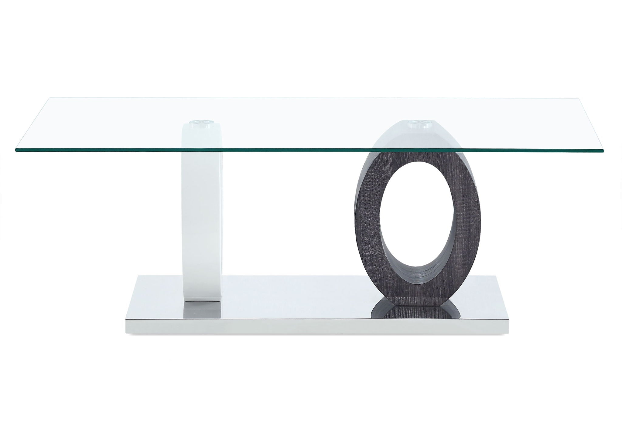 T1628 - Coffee Table Legs - Dark Gray / White