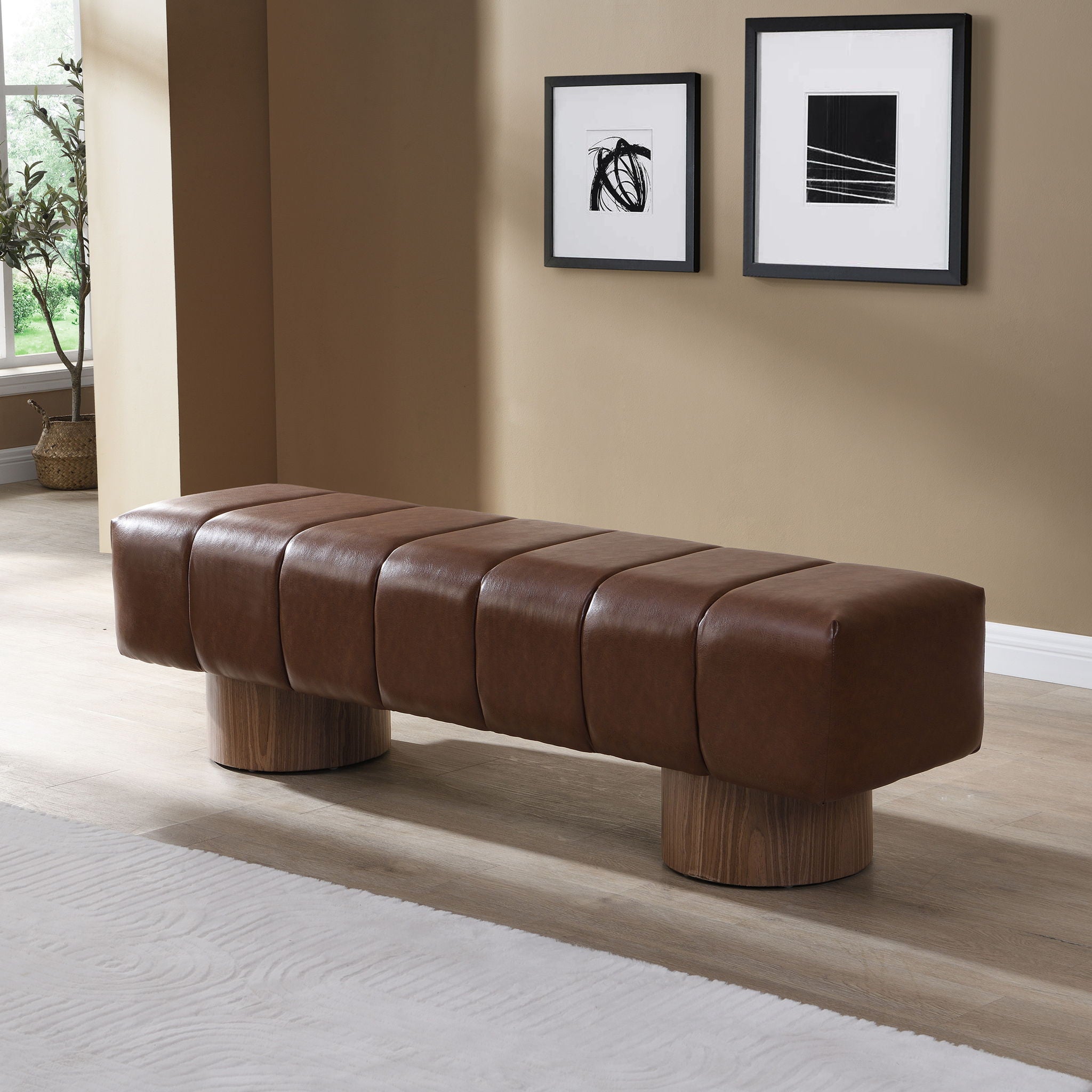 Upholstered Dining Bench For Dining Room