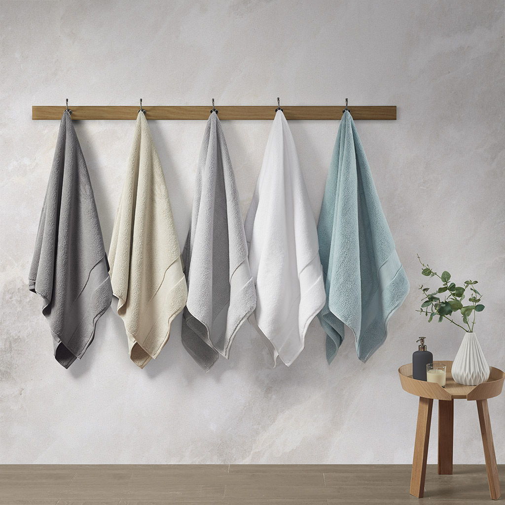 Splendor - 6 Piece Towel Set - Charcoal