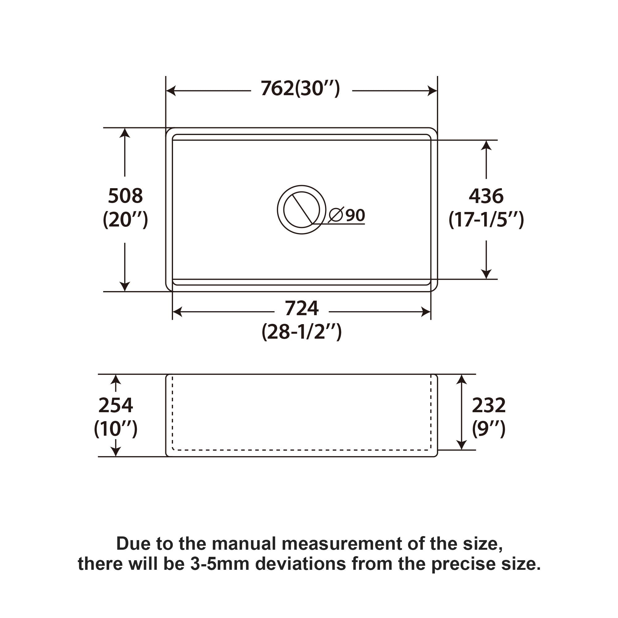 Kitchen Sink Workstation, Single Bowl - White