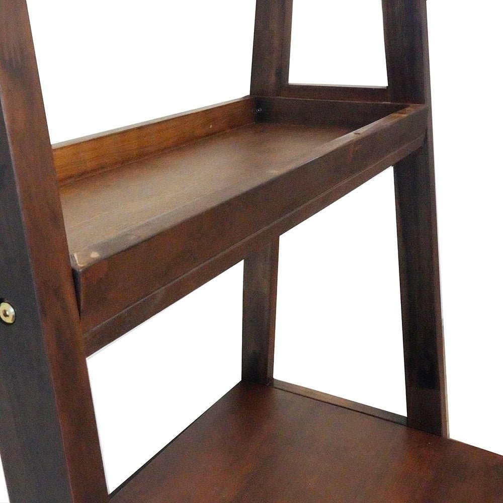 32x20x68" Ladder Desk, Ladder Style Display Shelf