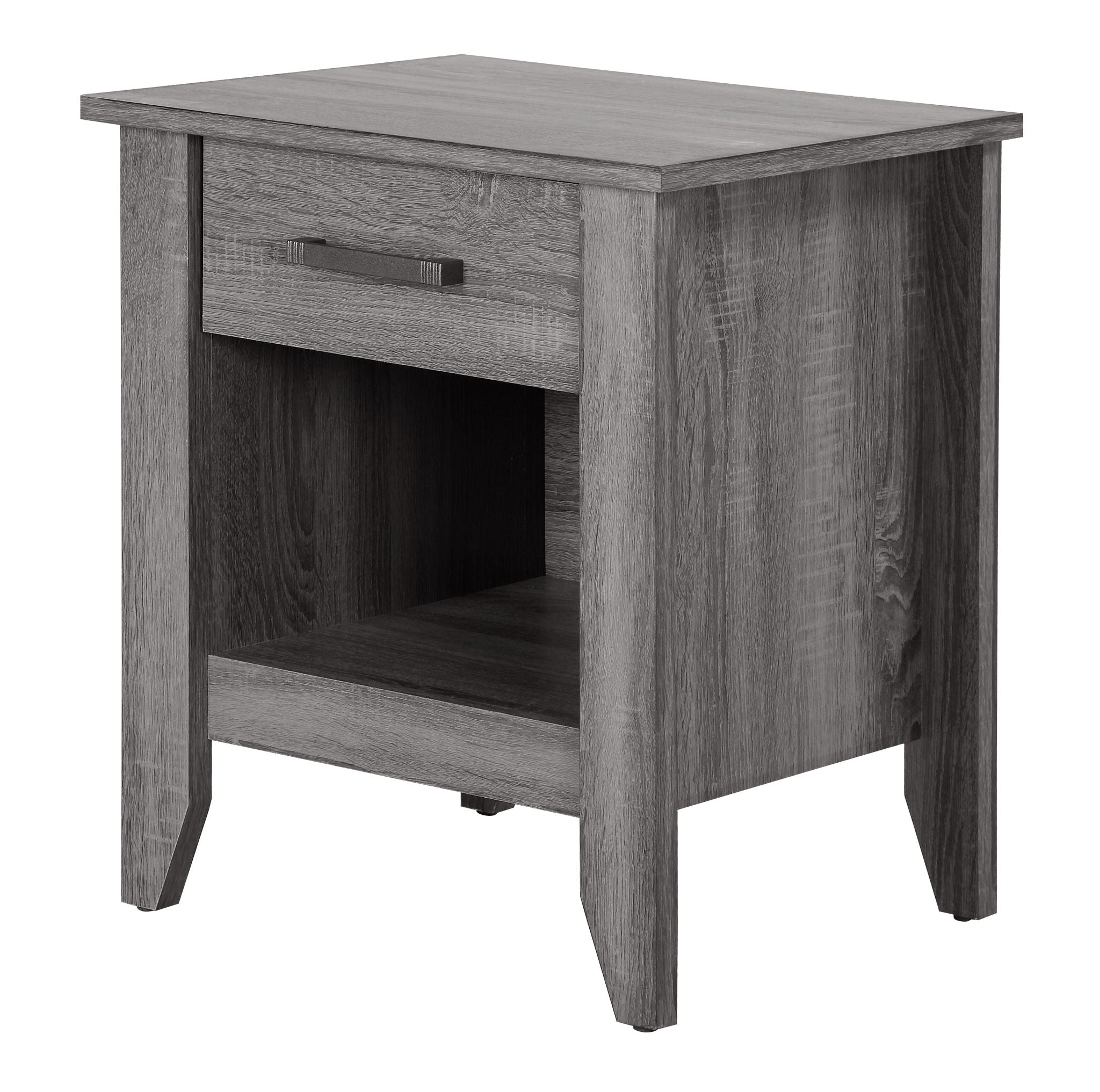 Roller Drawer Glides Nightstand