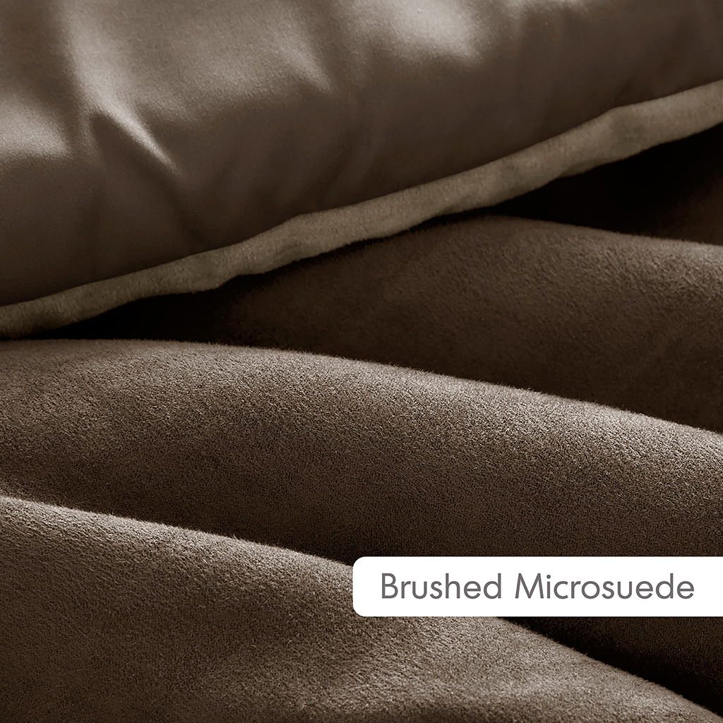 Boulder Stripe - Twin/Twin Long Pieced Comforter Set - Brown
