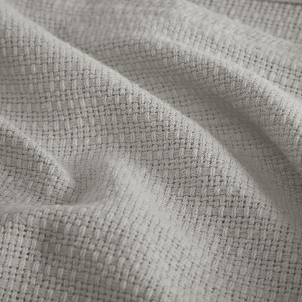 Freshspun Basketweave - Twin Blanket - Gray