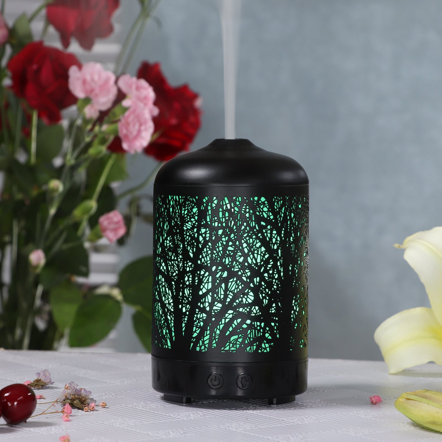 Creative Branch Wrought Iron Aroma Diffuser Spray Humidifier Plug-In Mini Home Bedroom Office Desktop Humidification