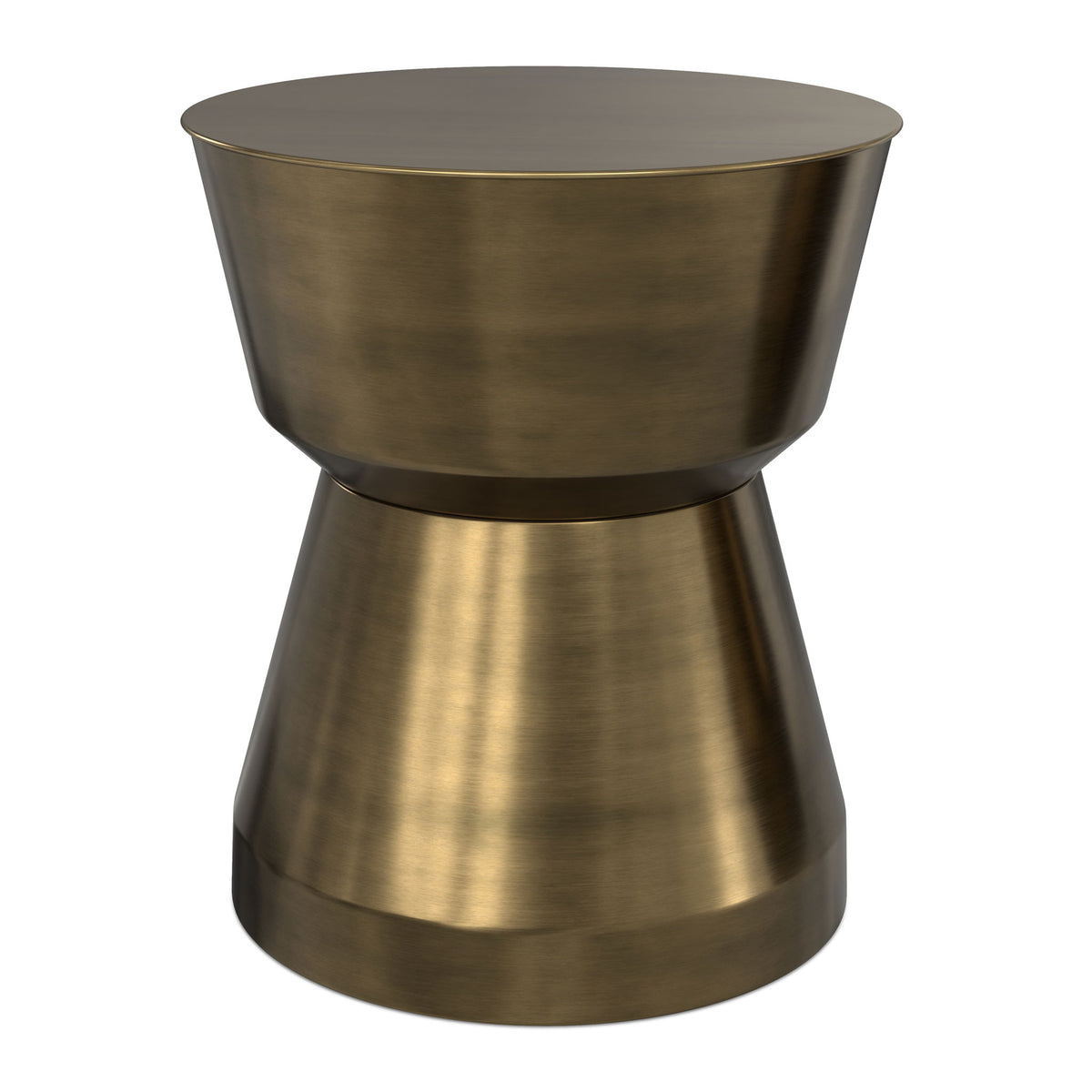 Allegra - Side Table - Antique Brass