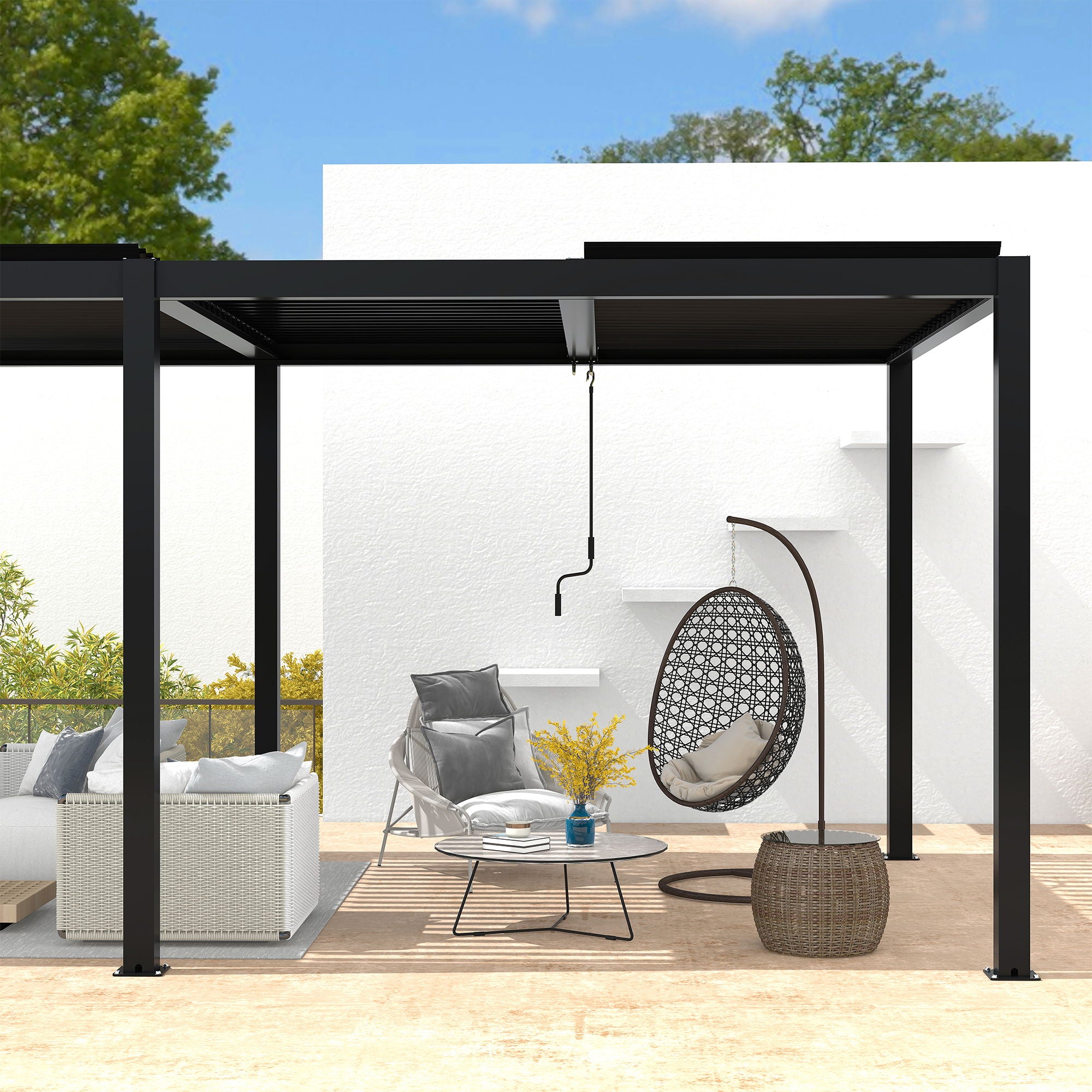 Premium Louver Pergola Aluminium Frame & Louvers