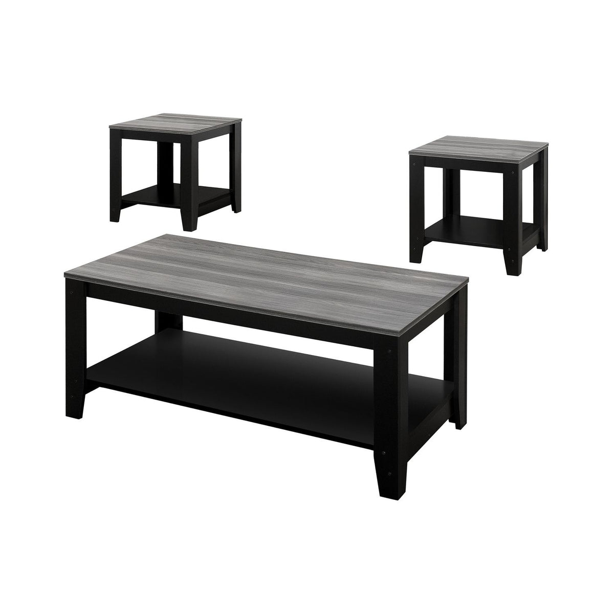 Table Set, Coffee, End, Side (Set of 3)