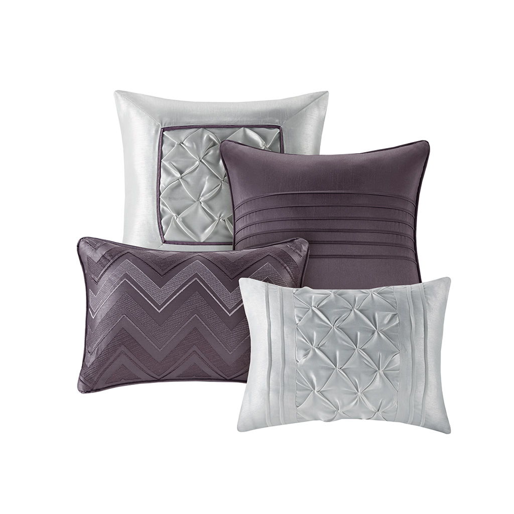 Joella - California King 24 Piece Room In A Bag - Plum