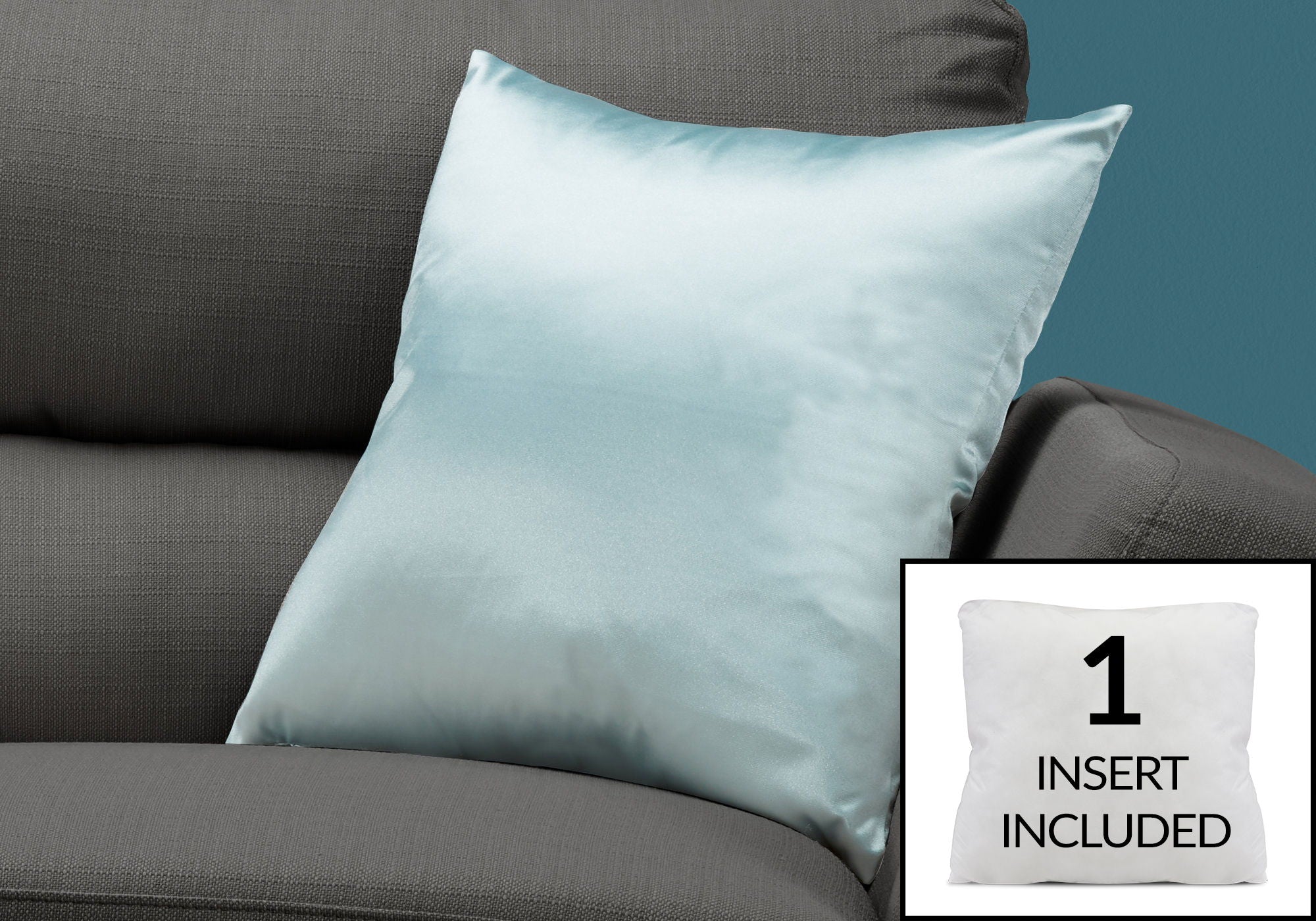 Pillows, Square, Insert Included, Decorative Throw, Hypoallergenic, Modern