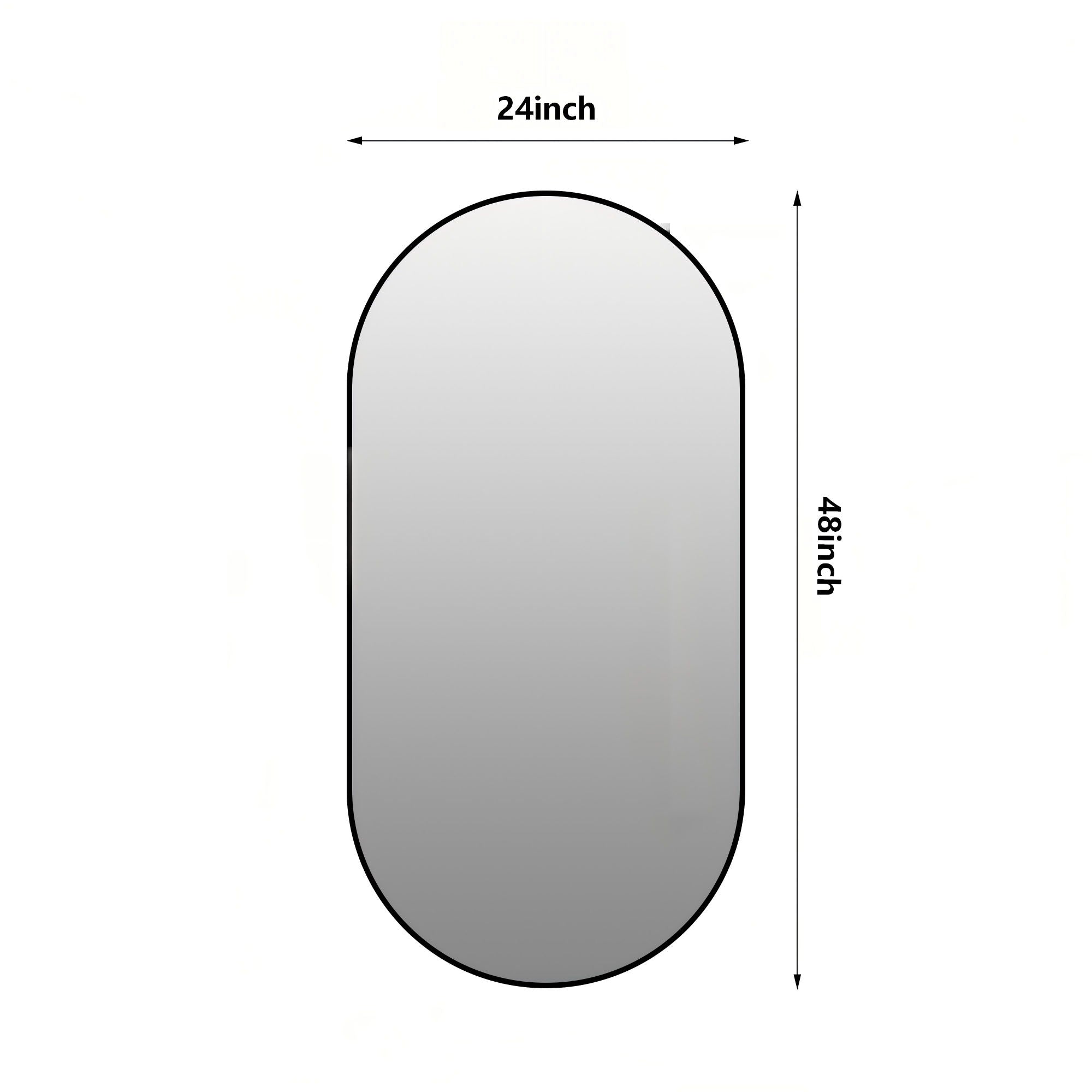 Modern Framed Bathroom Vanity Mirror