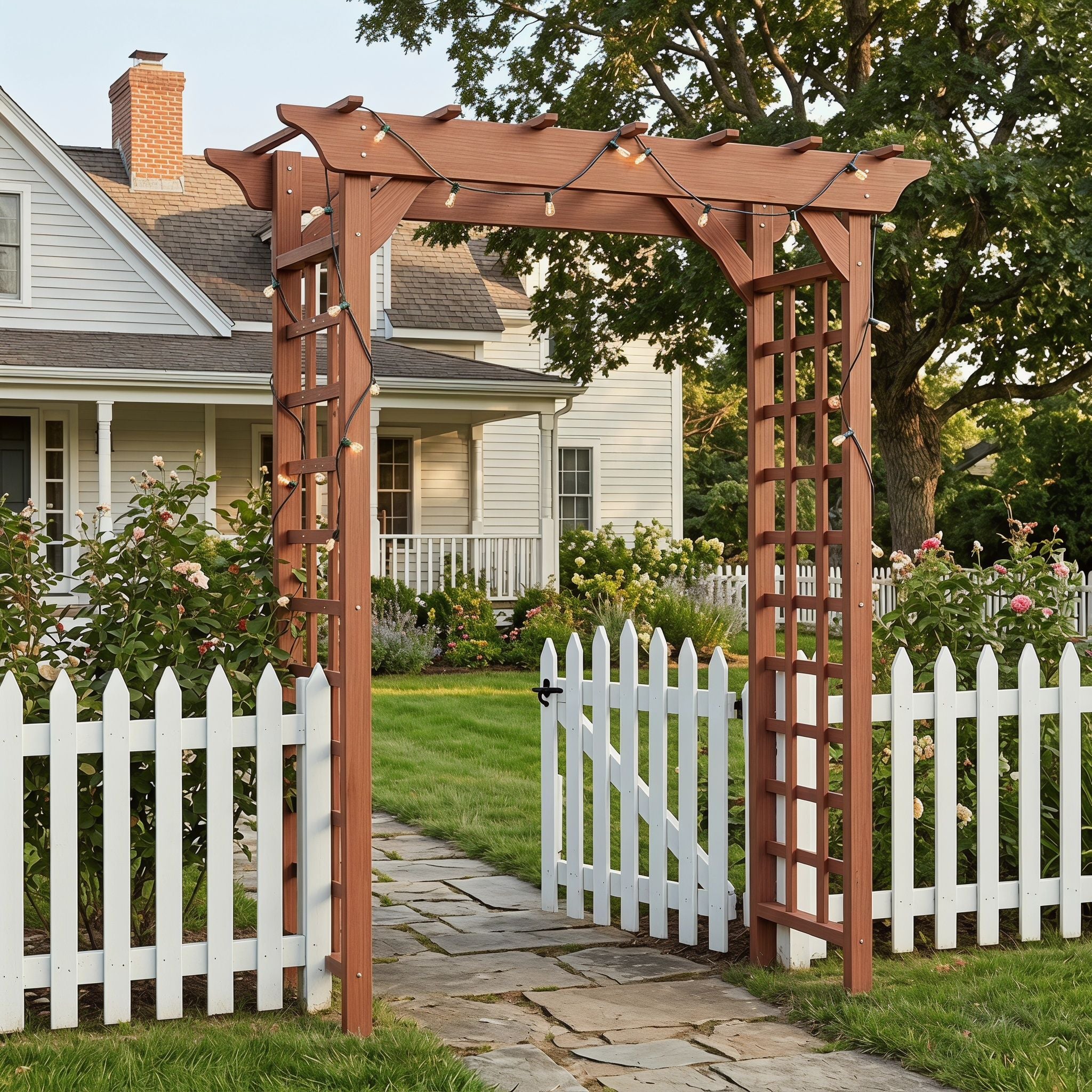 Wedding Arbor With Trellis Design