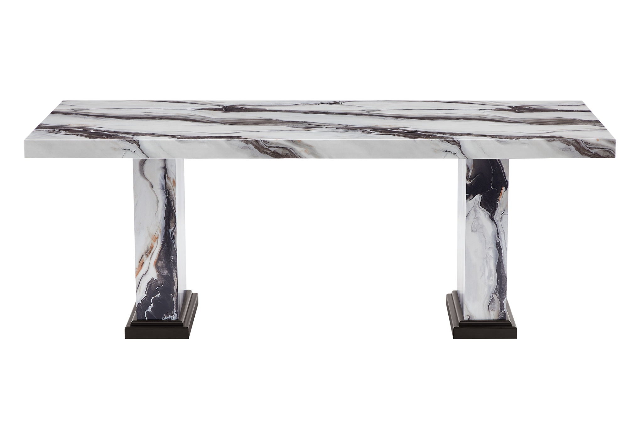 D8212DT - Dining Table Base - Light Brown