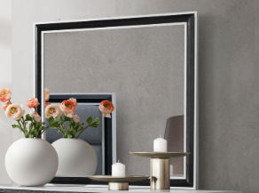 Adelaide - Mirror - Black / Gray