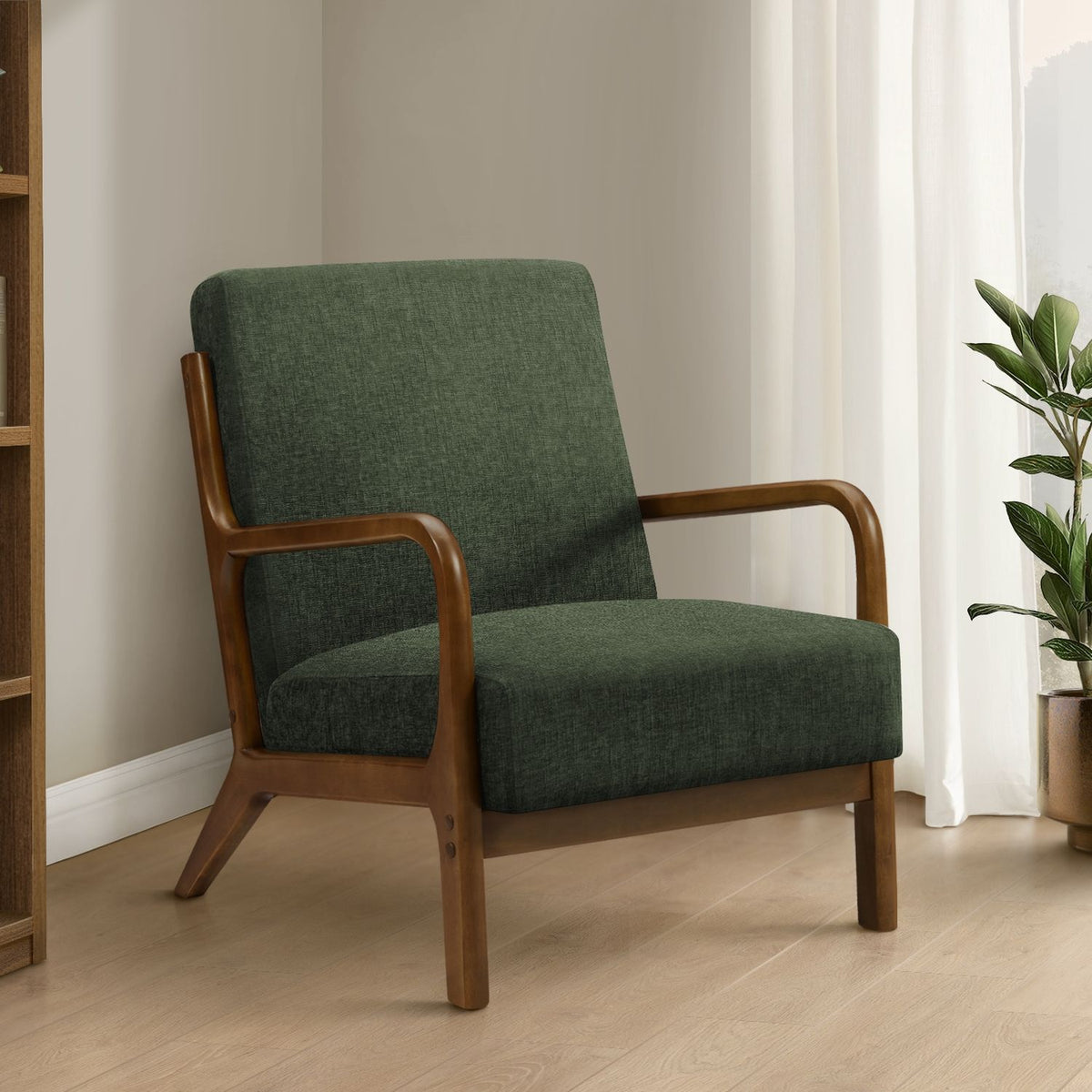Accent Chair For Living Room Or Bedroom - Green