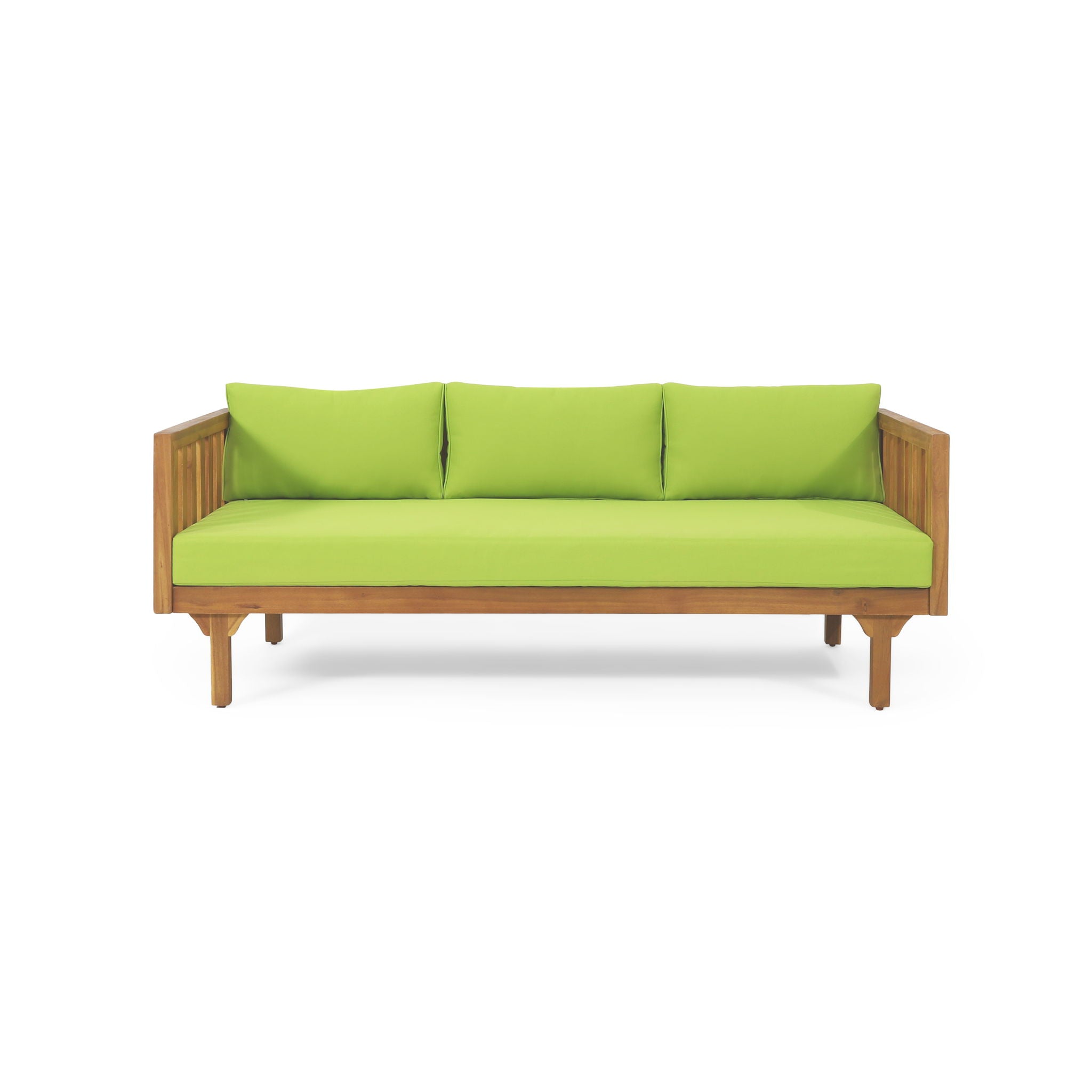 Claremont - 3 Seater Daybed Teak Acacia Wood Water Resistant Cushions