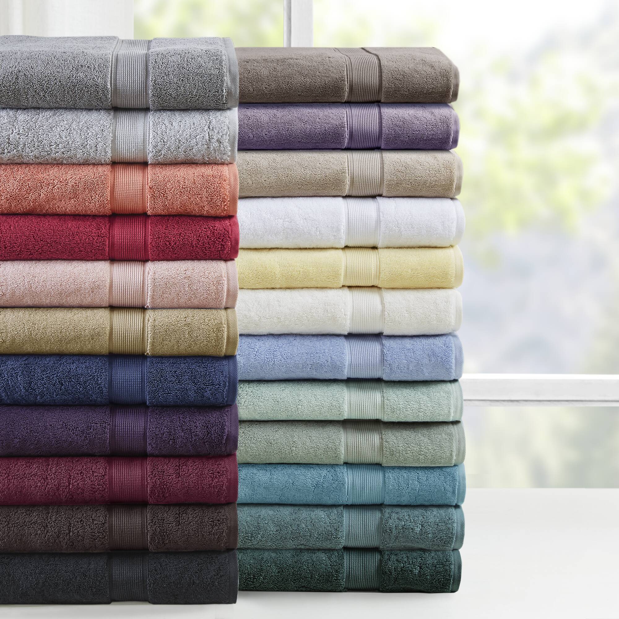 800GSM - 8 Piece Antimicrobial Towel Set - Seafoam