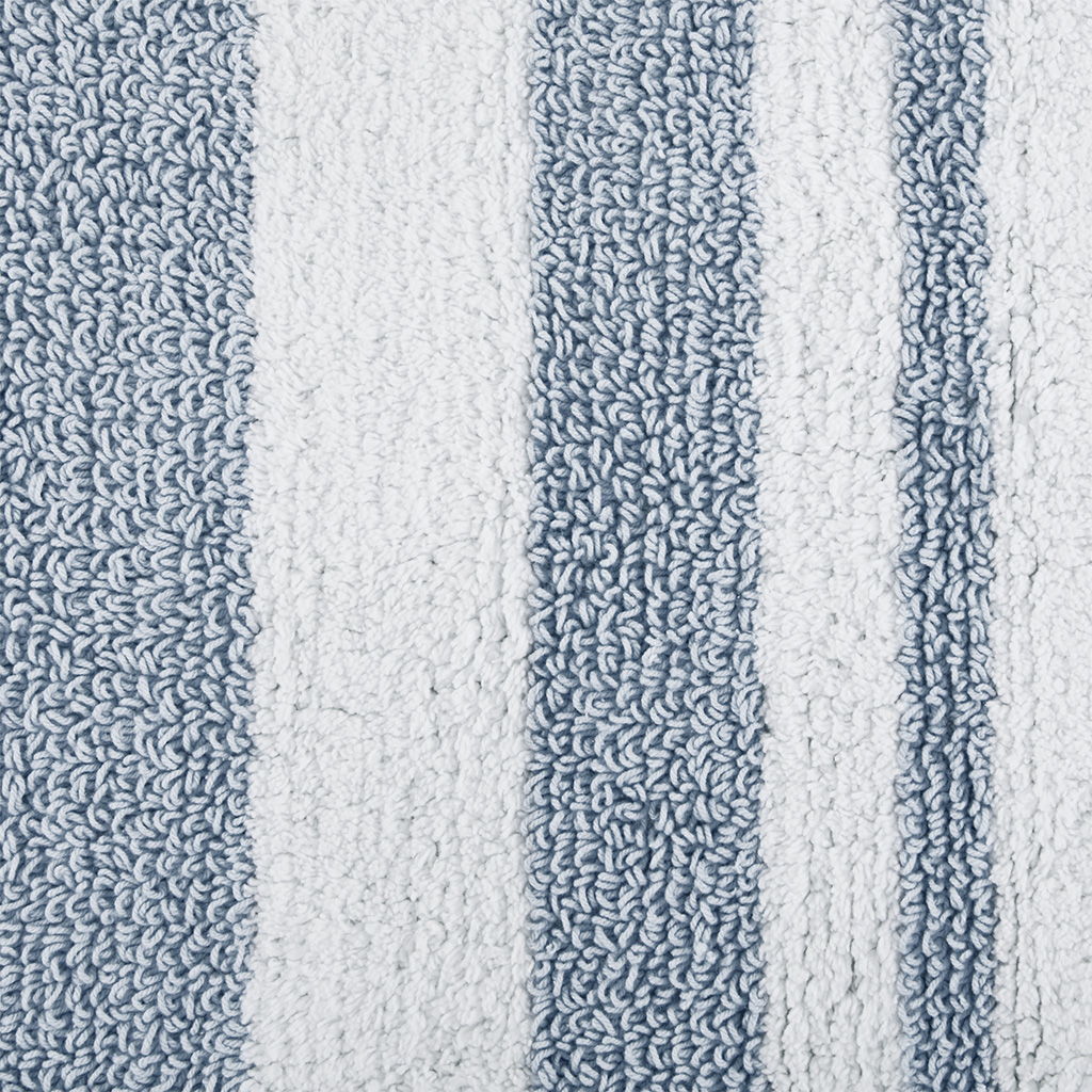 Spa Cotton - 27" x 45"Reversible Bath Rug - Blue
