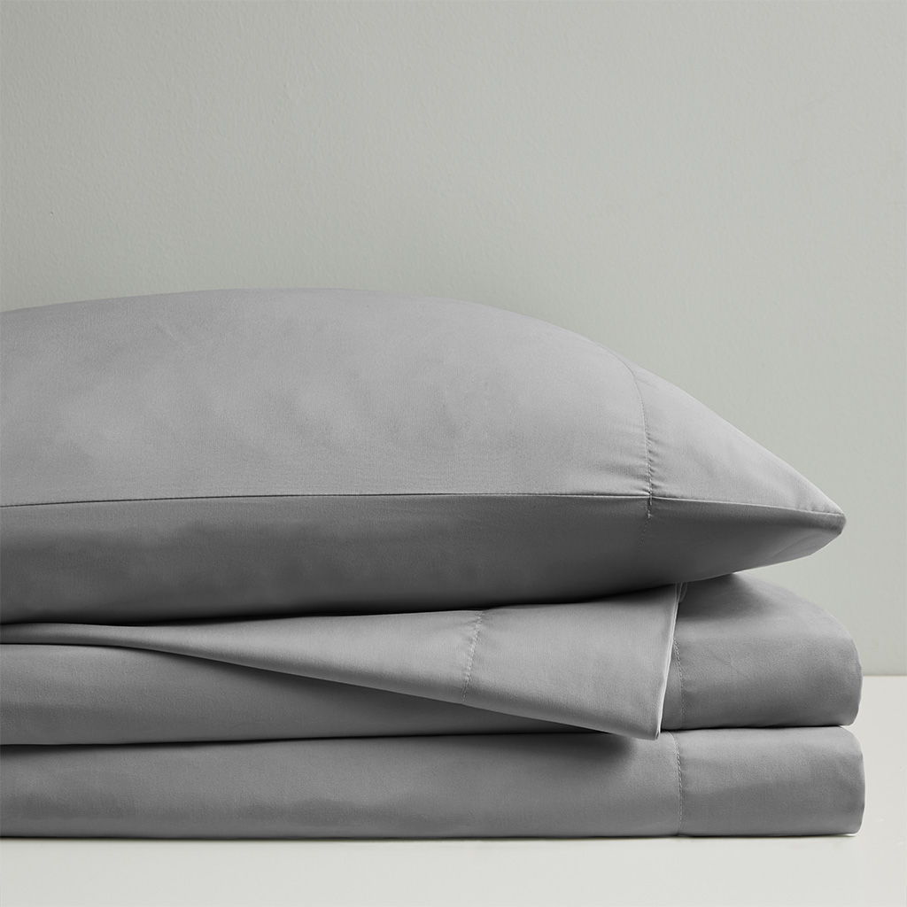 Twin Smart Cool Microfiber Sheet Set - Gray