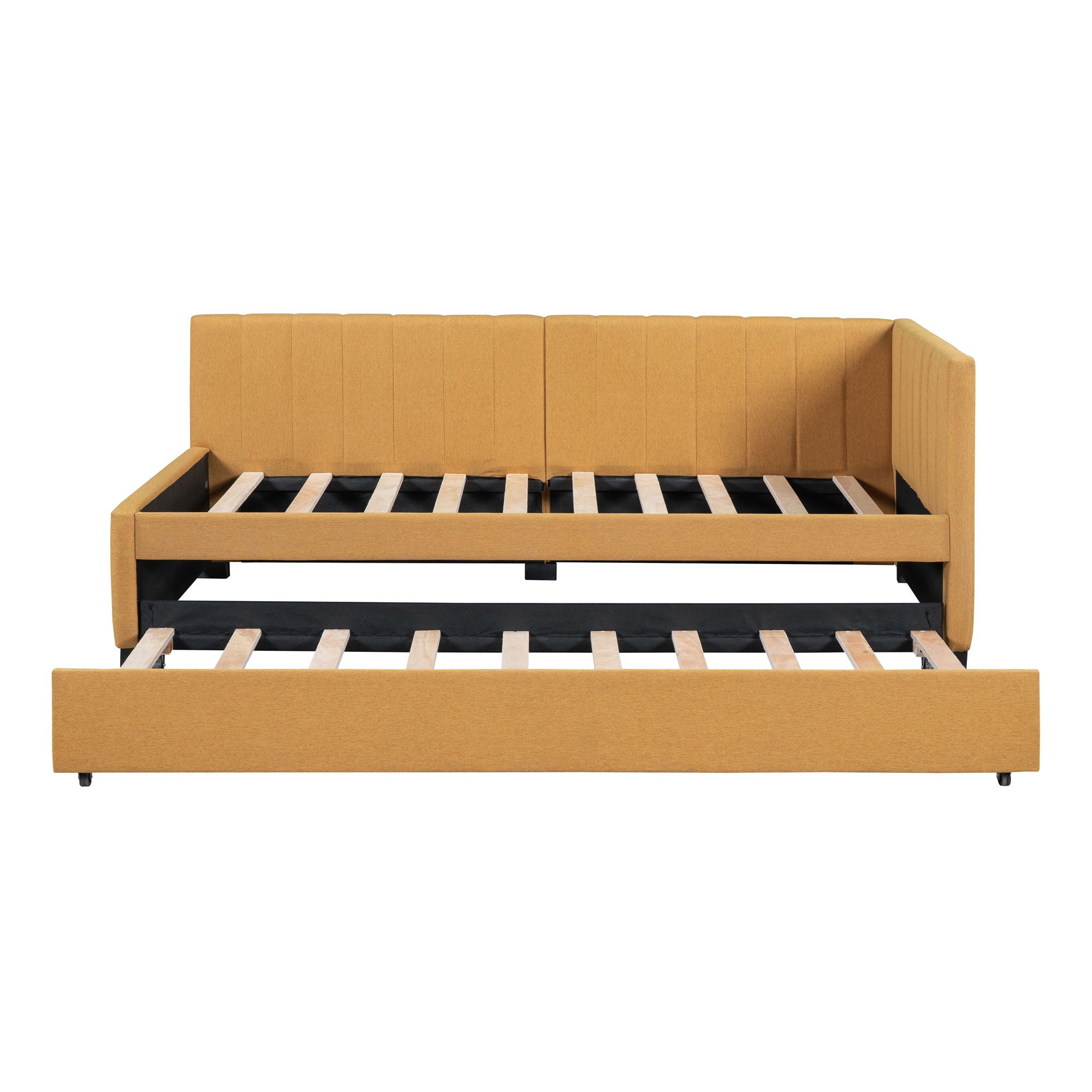 Upholstered Daybed, Sofa Bed Frame, No Box Spring Needed