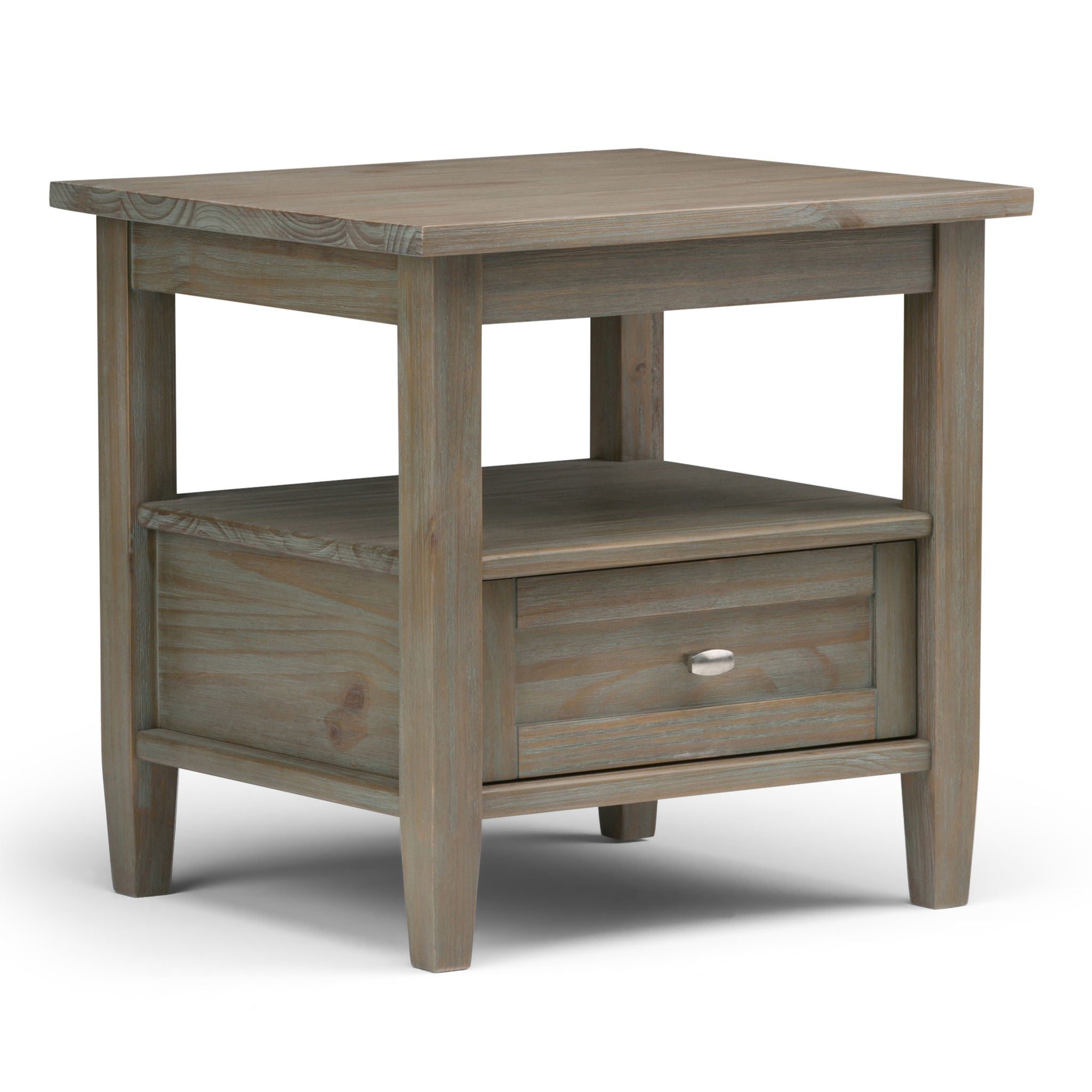 Warm Shaker - End Table - Light Brown
