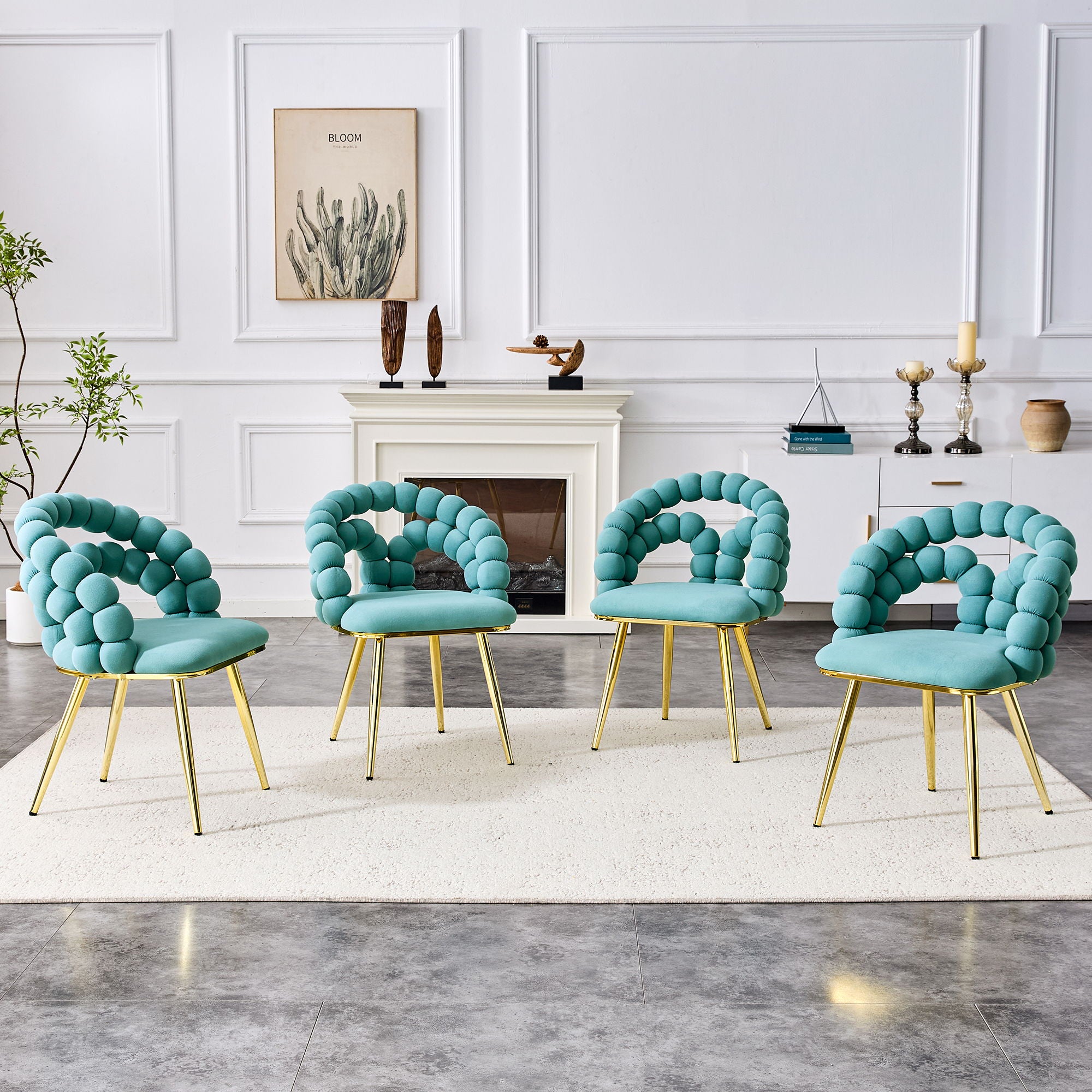 Puffy Bubble, Ball Chain Chairs For Dining Room
