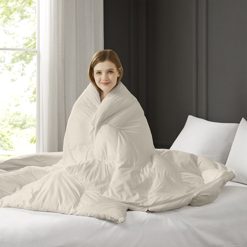 Stay Puffed - Overfilled Down Alternative Comforter - Tan