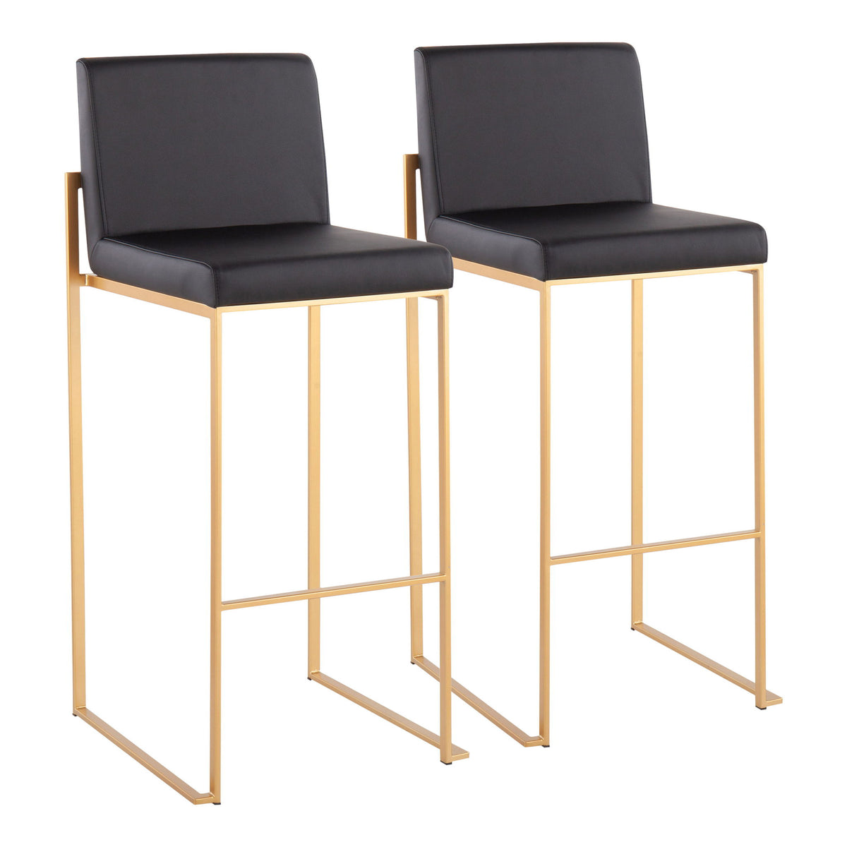 Fuji - Contemporary Design High Back Barstool
