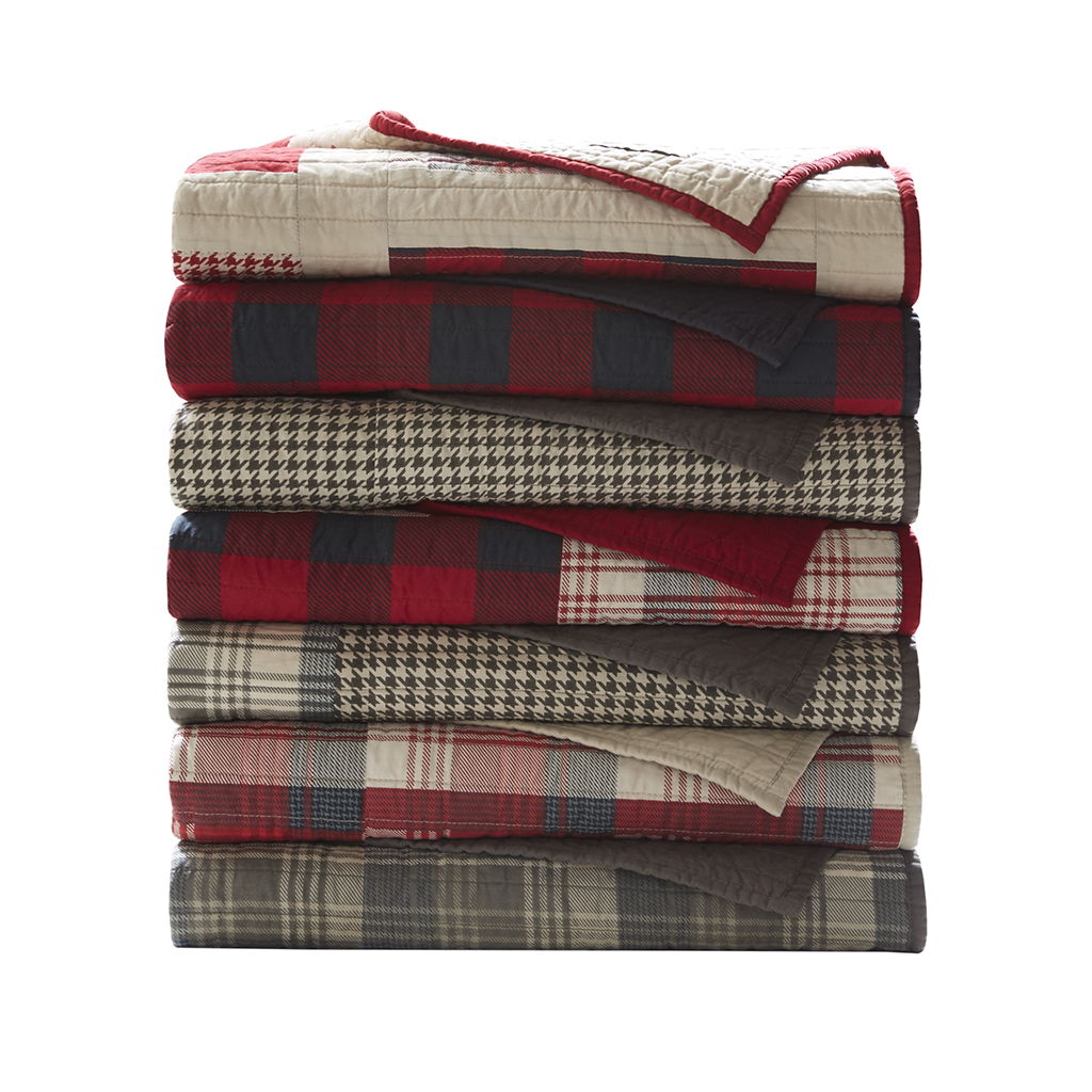 Tasha - Quilted Throw - Taupe
