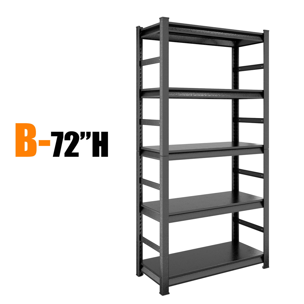 5 Tier Heavy Duty Shelving Unit Adjustable Shelving